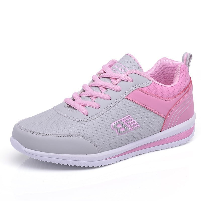 Zapatillas deportivas de cuero para mujer - Imagen 2