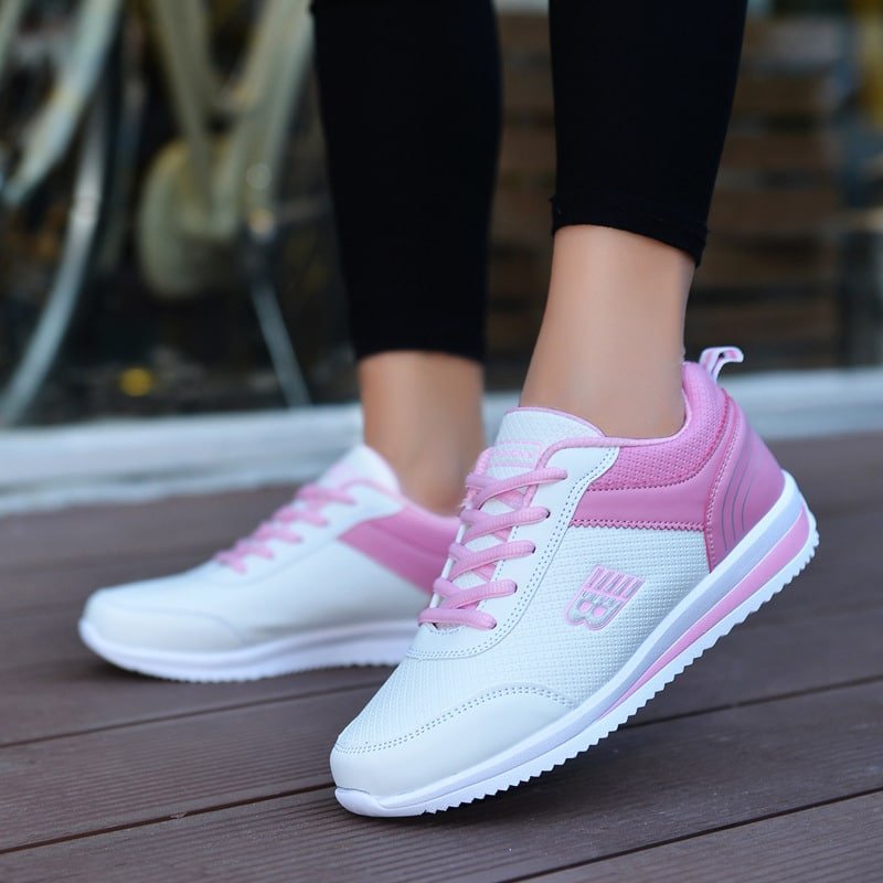 Zapatillas deportivas de cuero para mujer - Imagen 3