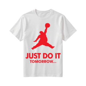 Polera Just Do It Later Estilo Gracioso