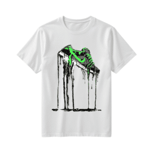 Polera Sneaker Melt Edición Verde Neón