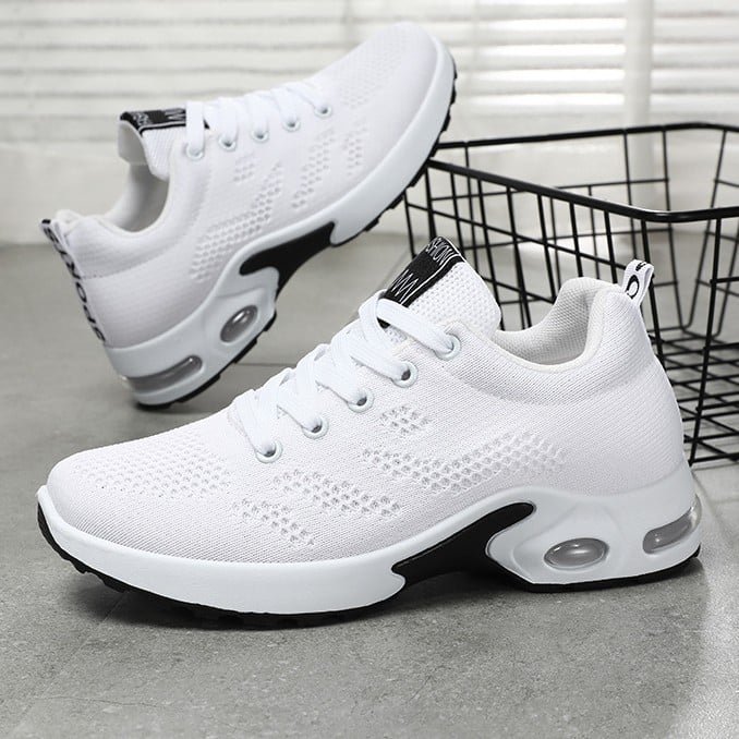 Zapatillas Deportivas Mujer Tejido Transpirable Con Cámara De Aire - Imagen 4
