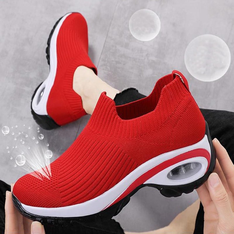 Zapatillas para mujer con amortiguación de aire y malla transpirable - Imagen 5