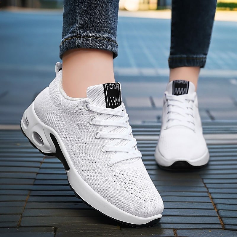 Zapatillas Deportivas Mujer Tejido Transpirable Con Cámara De Aire - Imagen 2