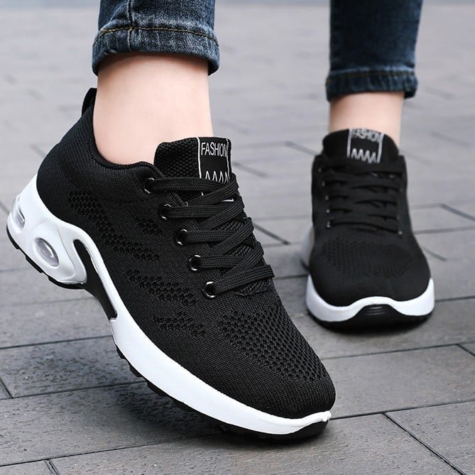 Zapatillas Deportivas Mujer Tejido Transpirable Con Cámara De Aire - Imagen 8