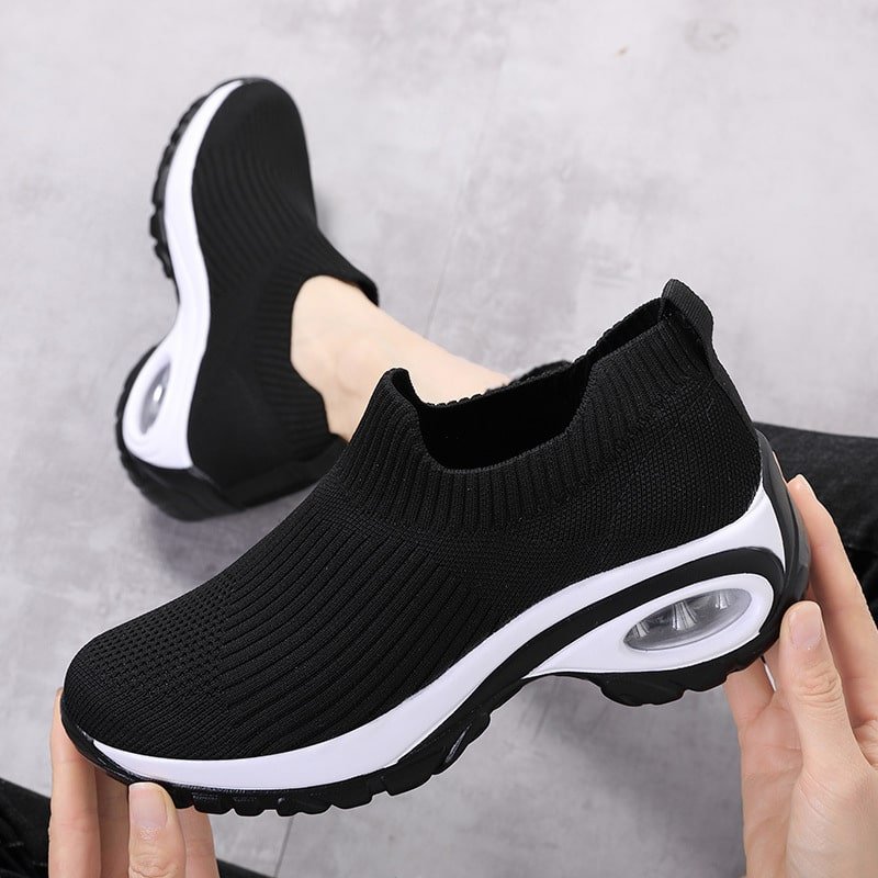 Zapatillas para mujer con amortiguación de aire y malla transpirable - Imagen 4