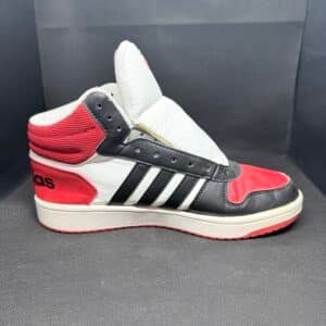 Adidas Hoops 2.0 Mid White Black Red - Talle 42 (US 8.5 / 26.5 CM)
