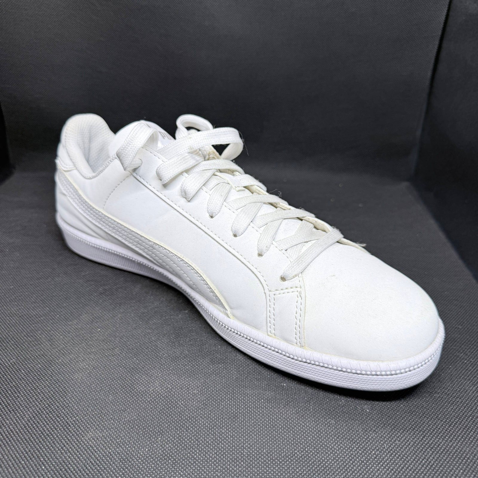 Puma Smash v2 Leather White - Talle 42 (US 9 / 27 CM) - Imagen 3