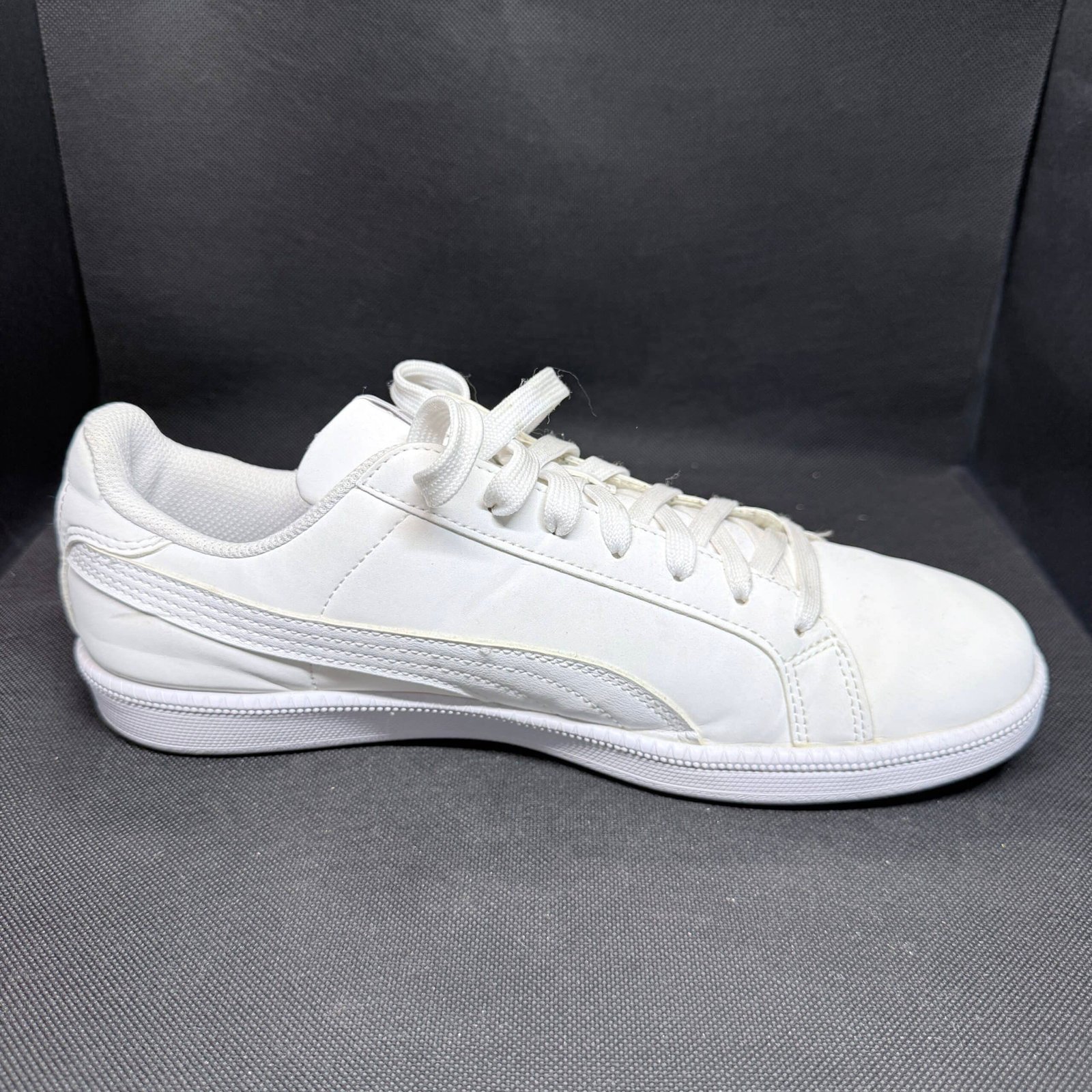 Puma Smash v2 Leather White - Talle 42 (US 9 / 27 CM)
