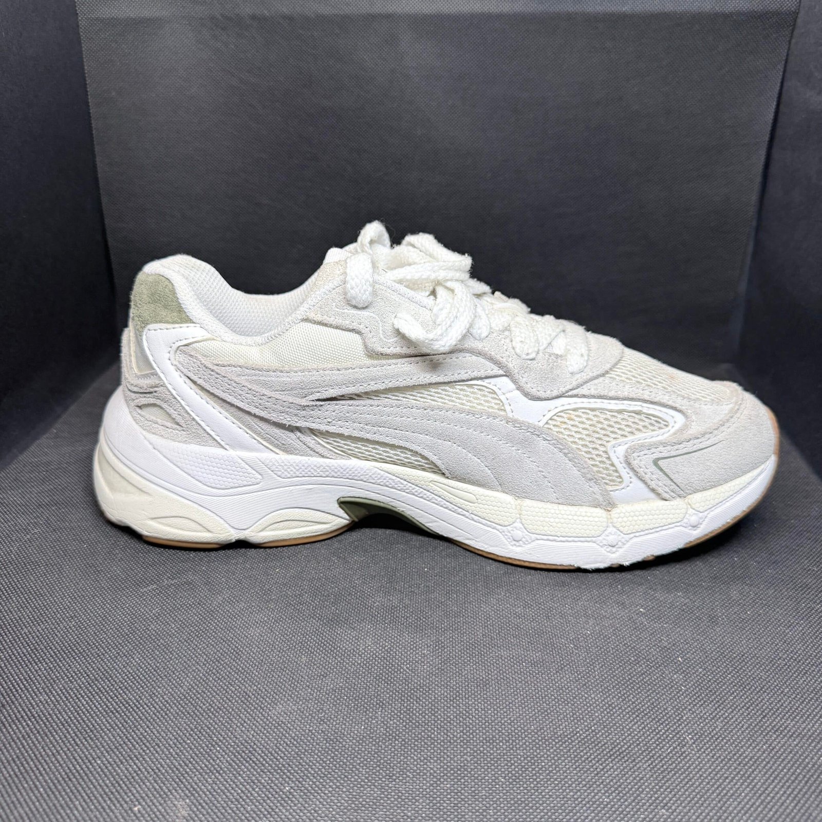 Puma Teveris Nitro Vapor Gray White - Talle 42 (US 9 / 27 CM)