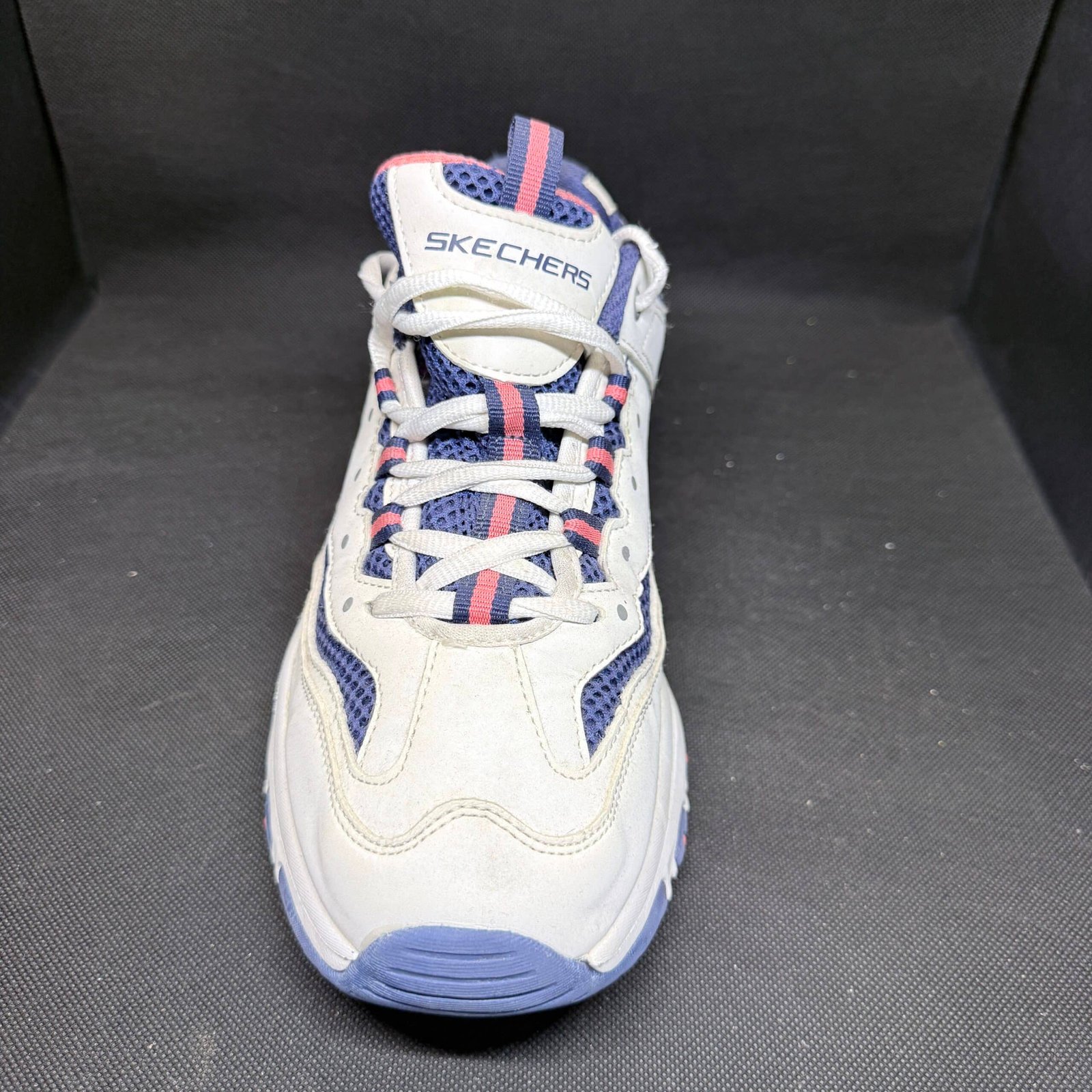 Skechers D'Lites White Purple Coral - Talle 42 (US 9 / 26 CM) - Imagen 5