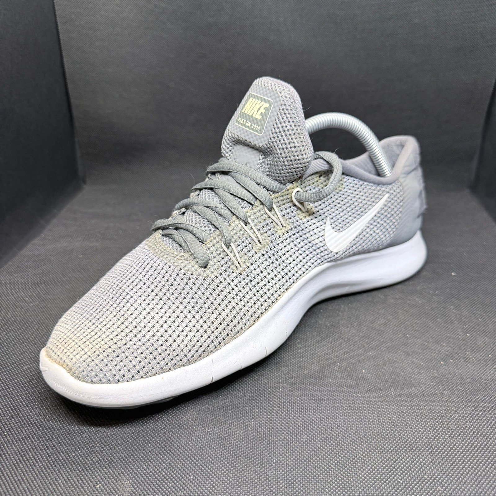 Nike Flex RN 2018 Grey White - Talle 42.5 EUR (US 9 / 27 CM) - Imagen 2