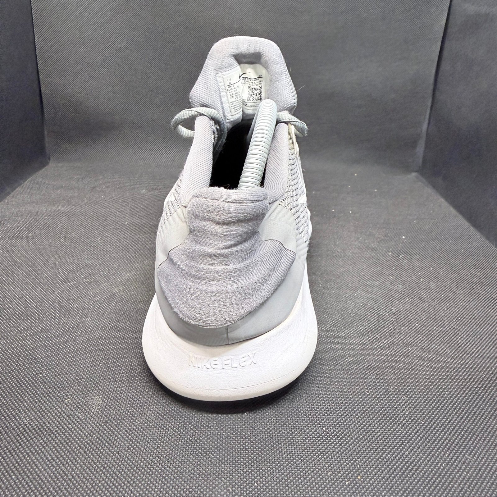 Nike Flex RN 2018 Grey White - Talle 42.5 EUR (US 9 / 27 CM) - Imagen 6