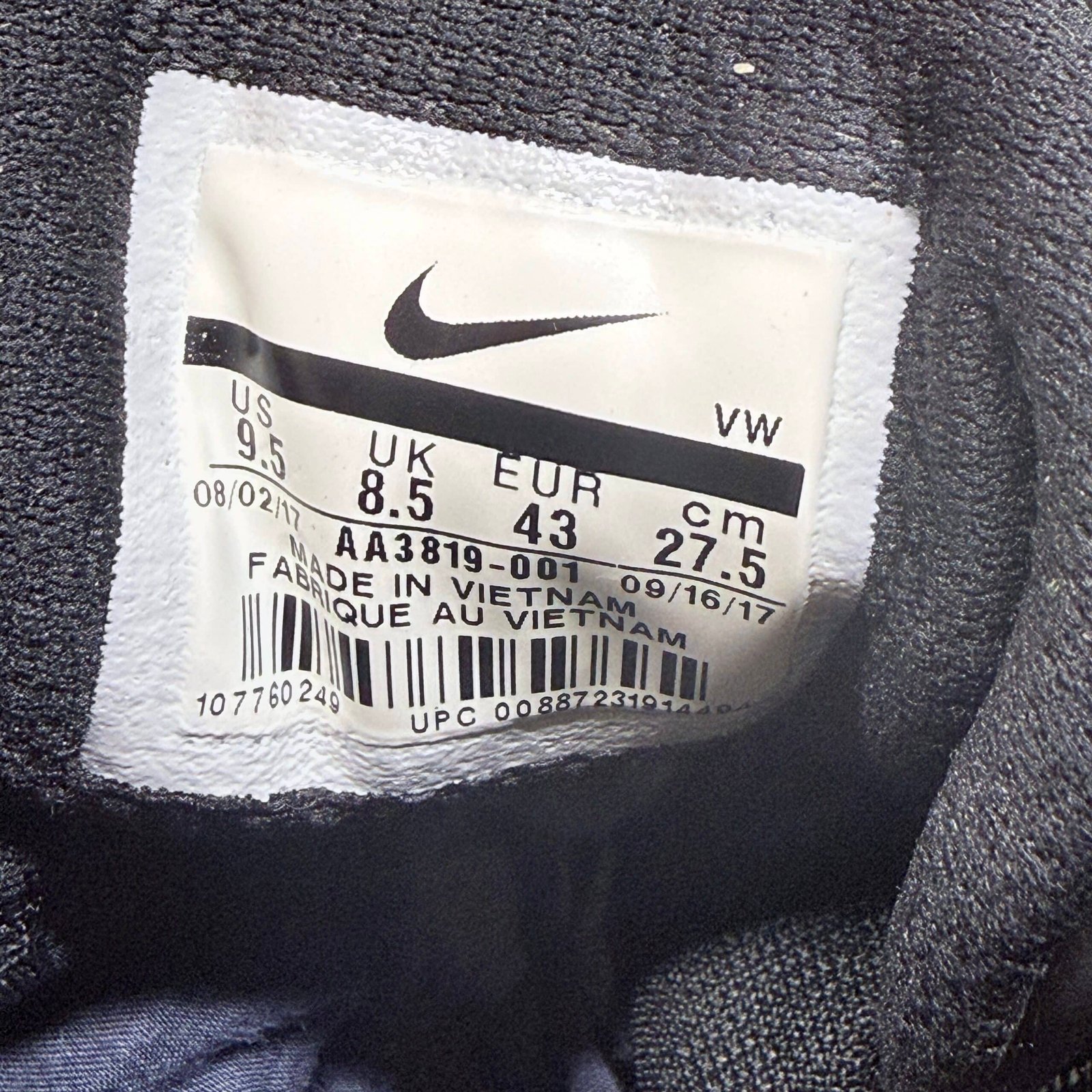 Nike Air Precision Anthracite Black - Talle 43 (US 9.5 / 27.5 CM) - Imagen 7