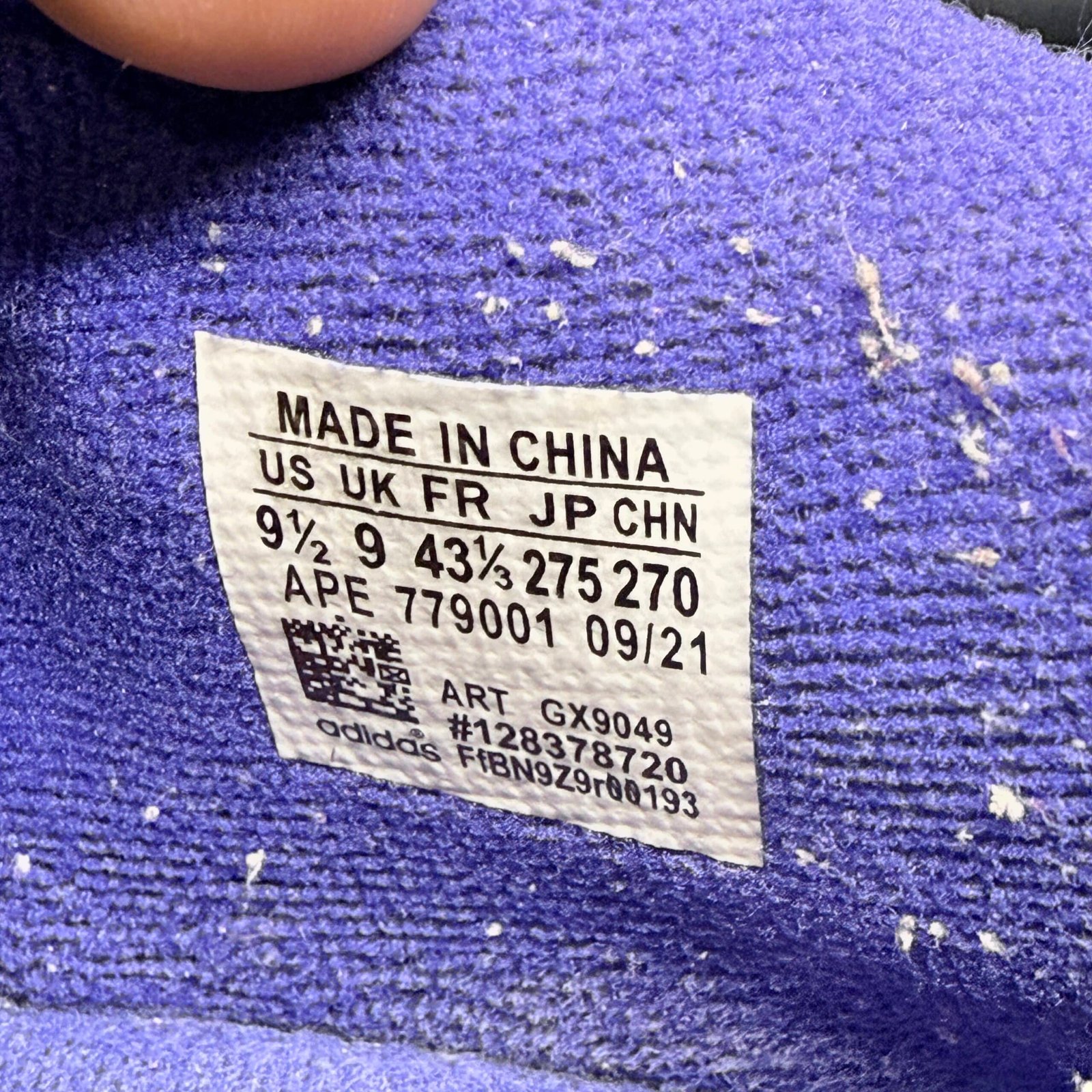 Adidas Forum 84 Low Off White Orbit Violet - Talle 43.5 (US 9.5 / 27.5 CM) - Imagen 8