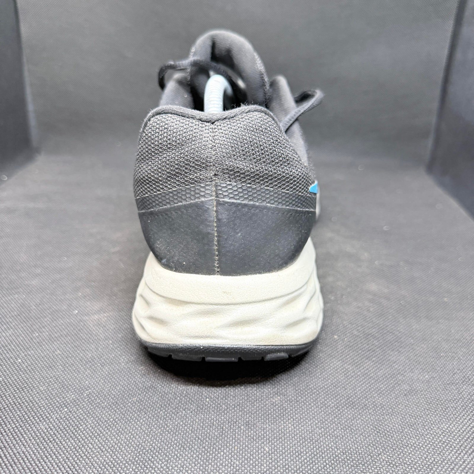 Nike Revolution 6 Next Nature Black Laser Blue - Talle 44.5 (US 10.5 / 28.5 CM) - Imagen 6