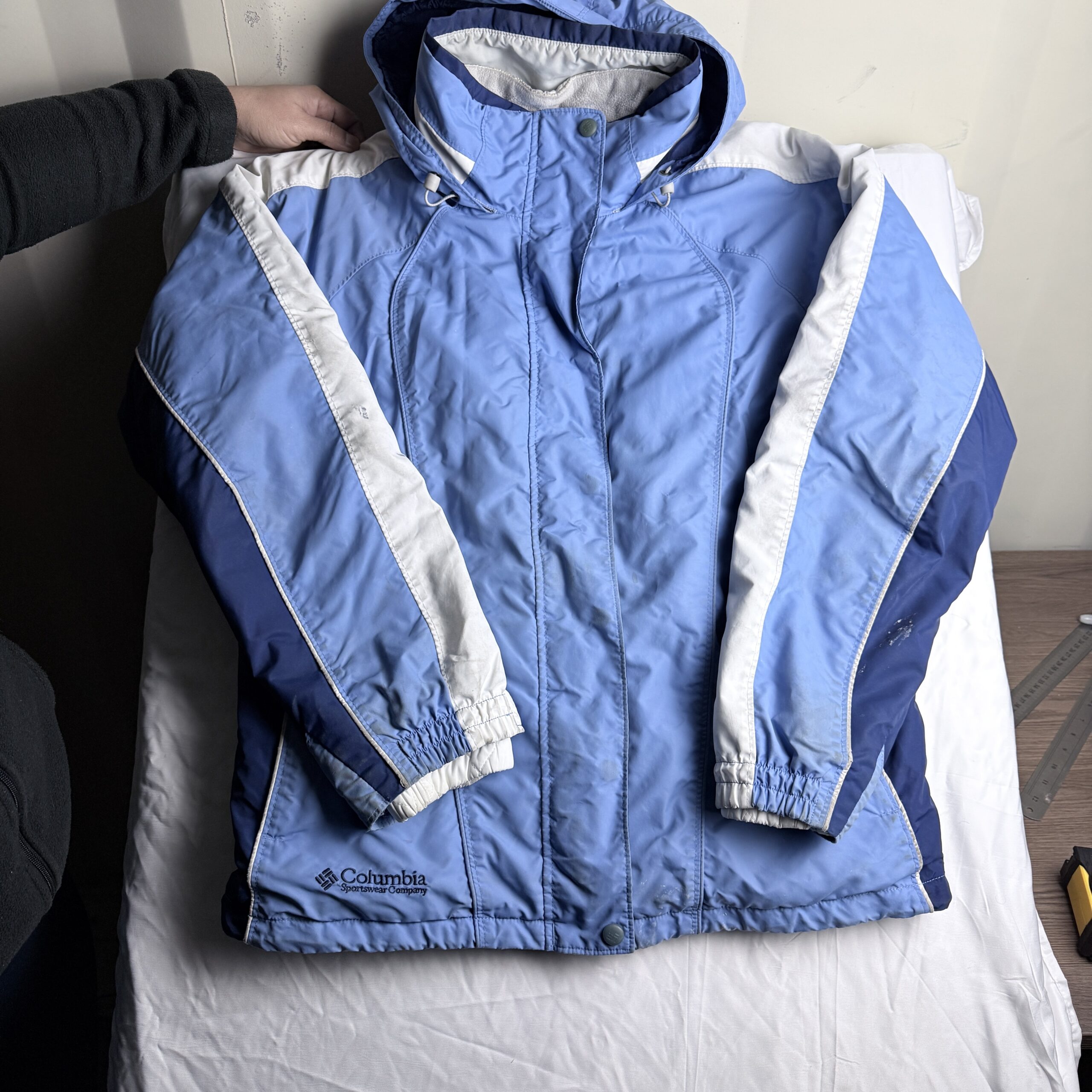Parka Columbia 3 en 1 Core Mujer Azul/Celeste — Talla XL - Imagen 2