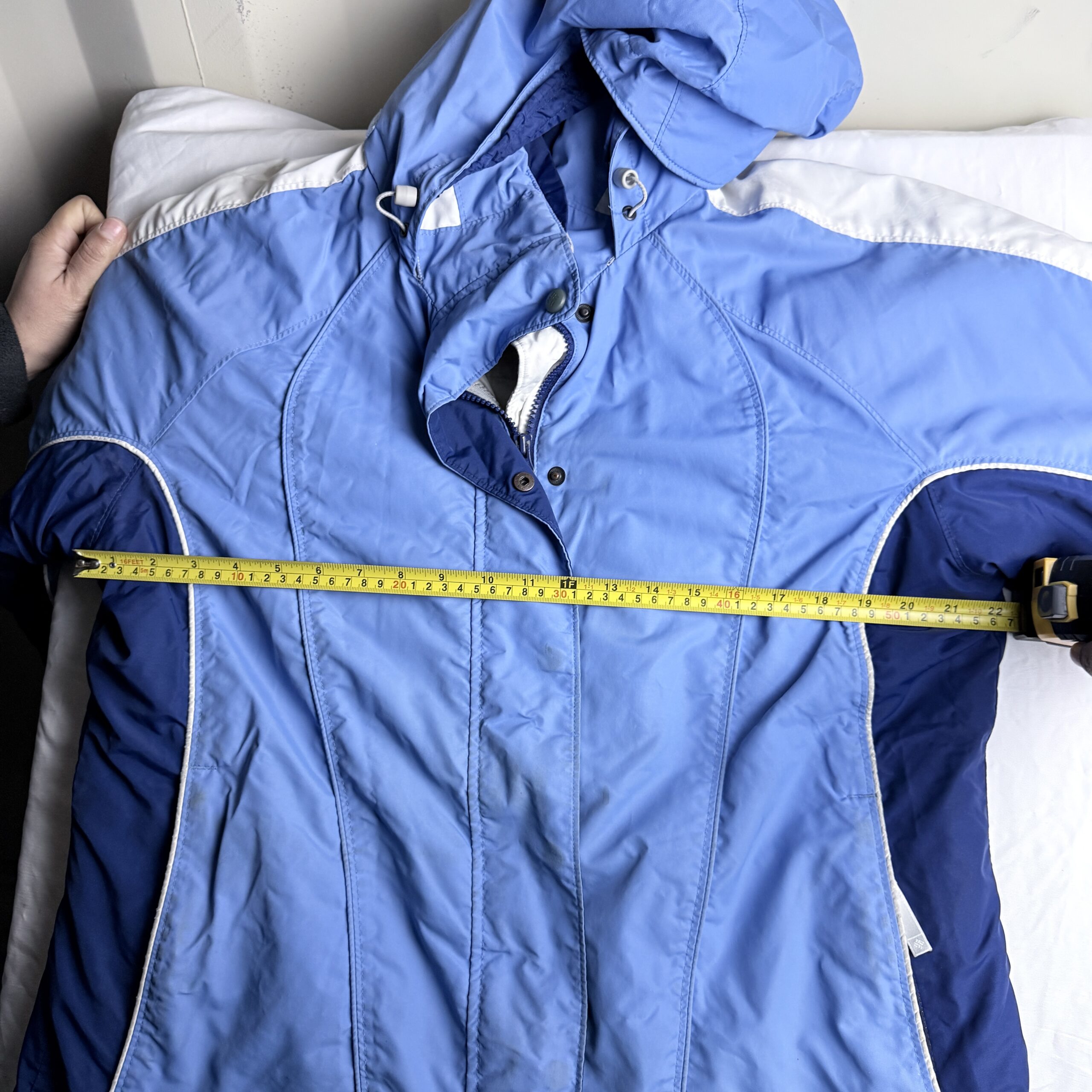 Parka Columbia 3 en 1 Core Mujer Azul/Celeste — Talla XL - Imagen 7