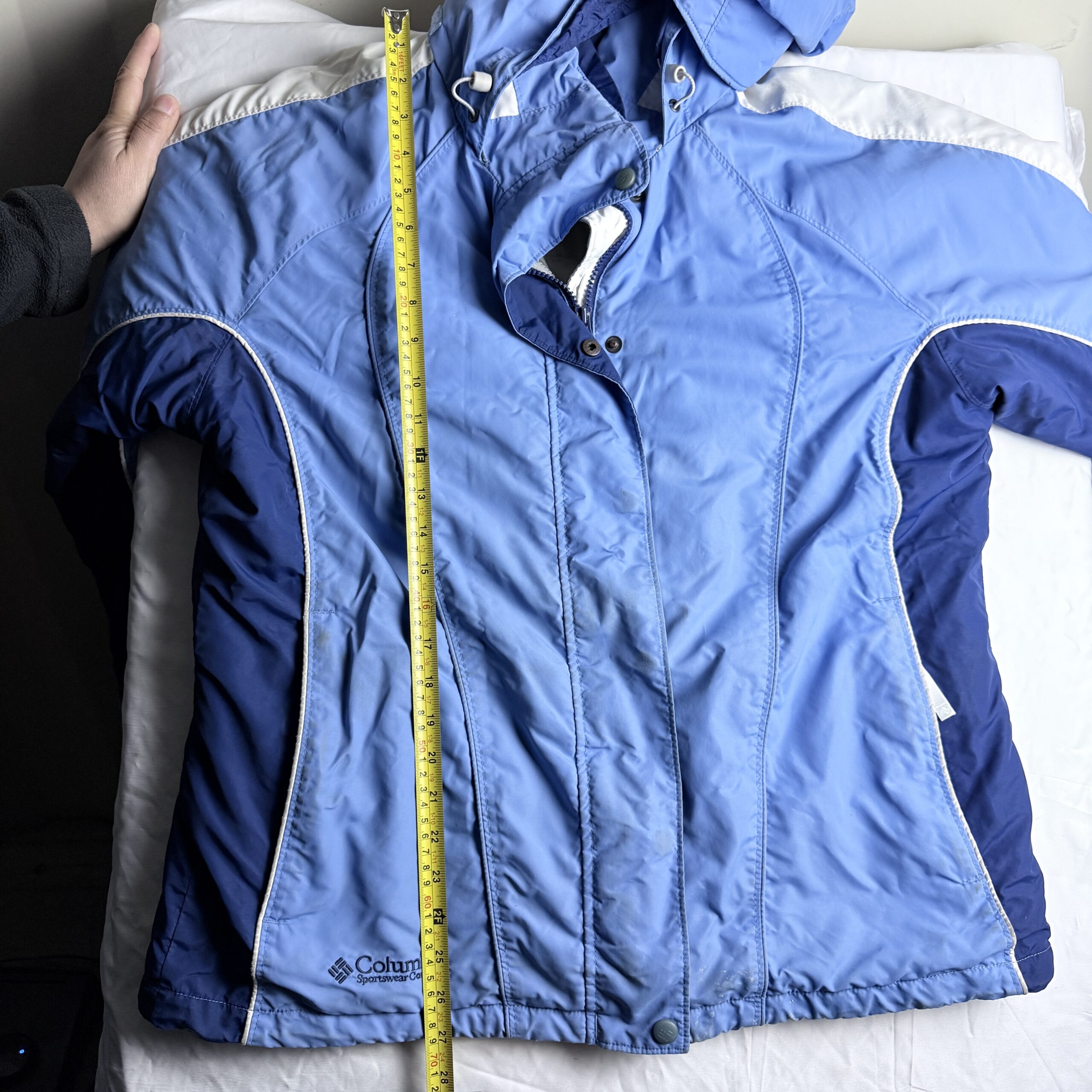 Parka Columbia 3 en 1 Core Mujer Azul/Celeste — Talla XL - Imagen 8