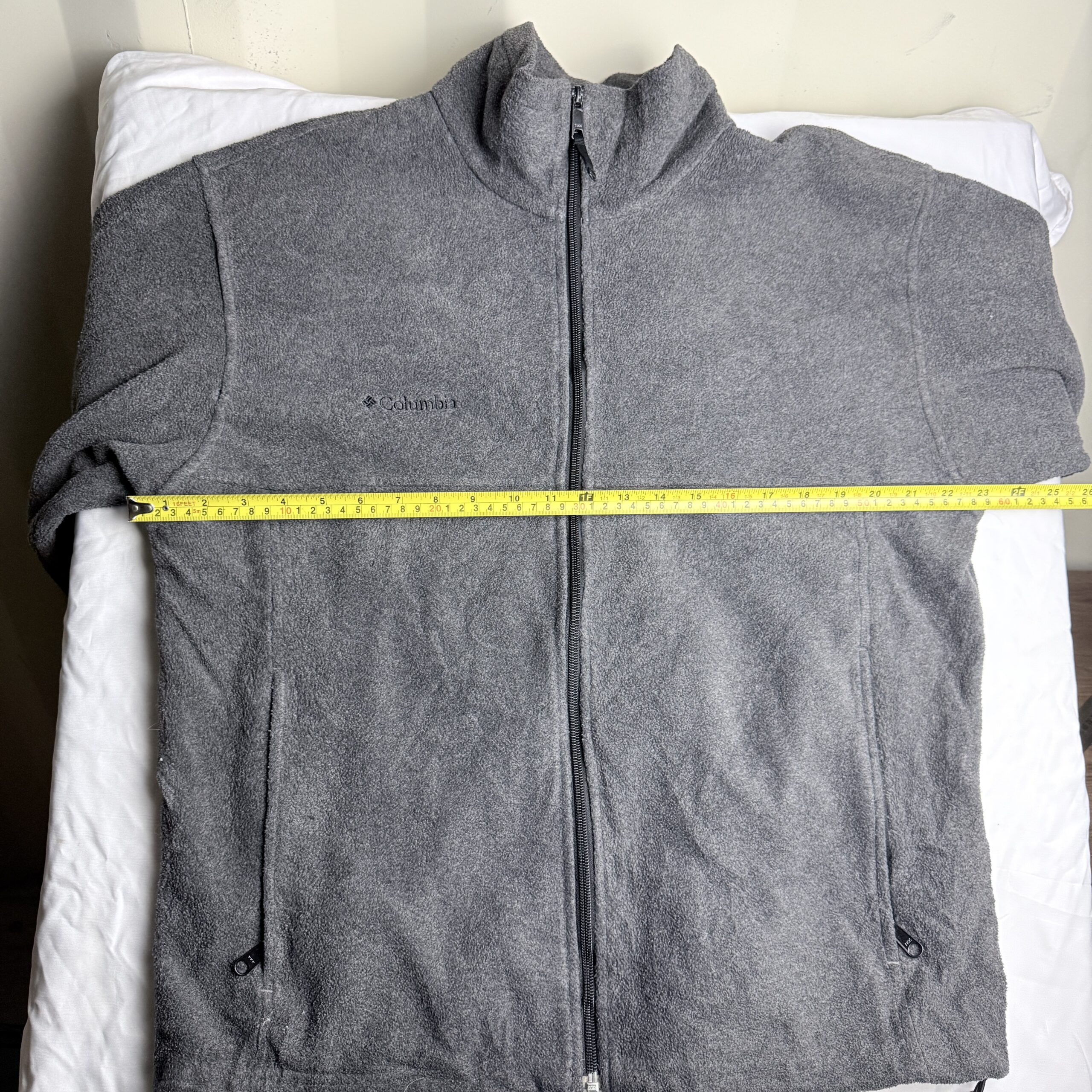 Polar Columbia Cierre Completo Gris — Talla L Hombre - Imagen 7