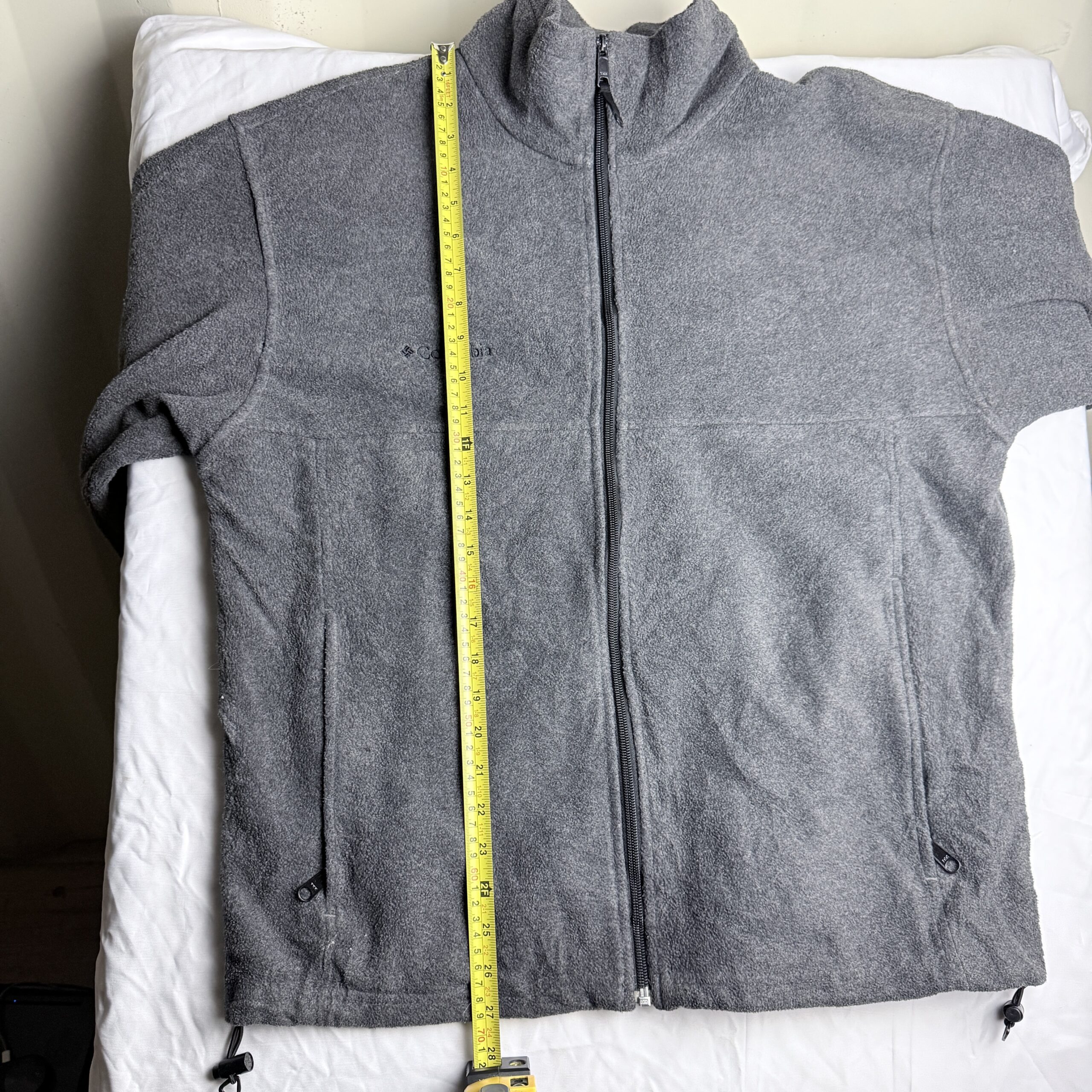 Polar Columbia Cierre Completo Gris — Talla L Hombre - Imagen 8