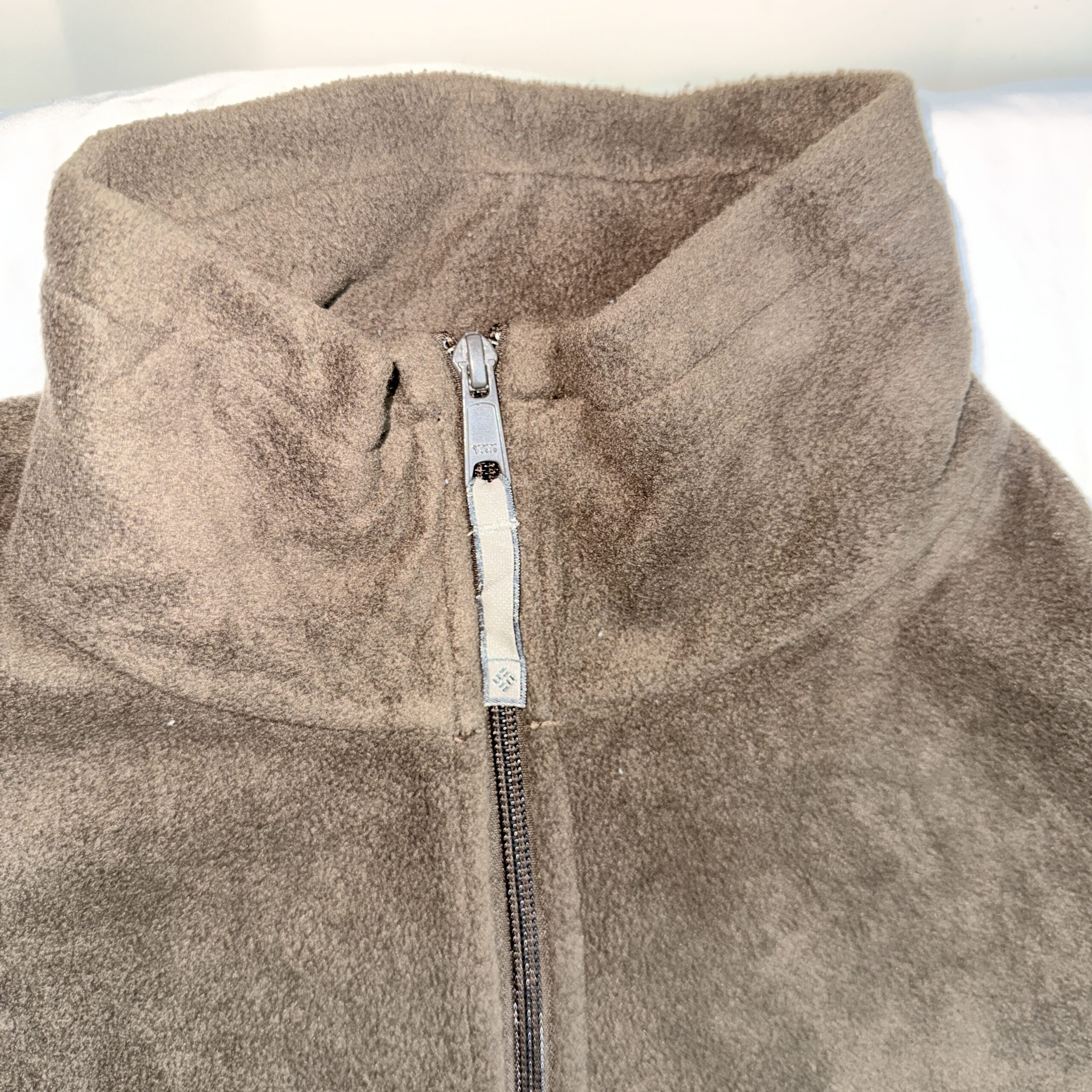 Polar Columbia Cierre Completo Café Claro — Talla L Hombre - Imagen 4