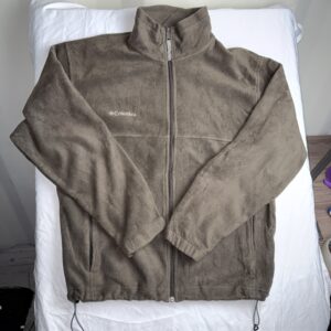 Polar Columbia Cierre Completo Café Claro — Talla L Hombre