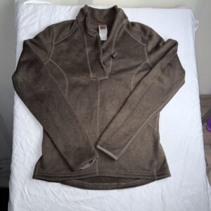 Polar The North Face Botón Pasador Café — Talla M Mujer