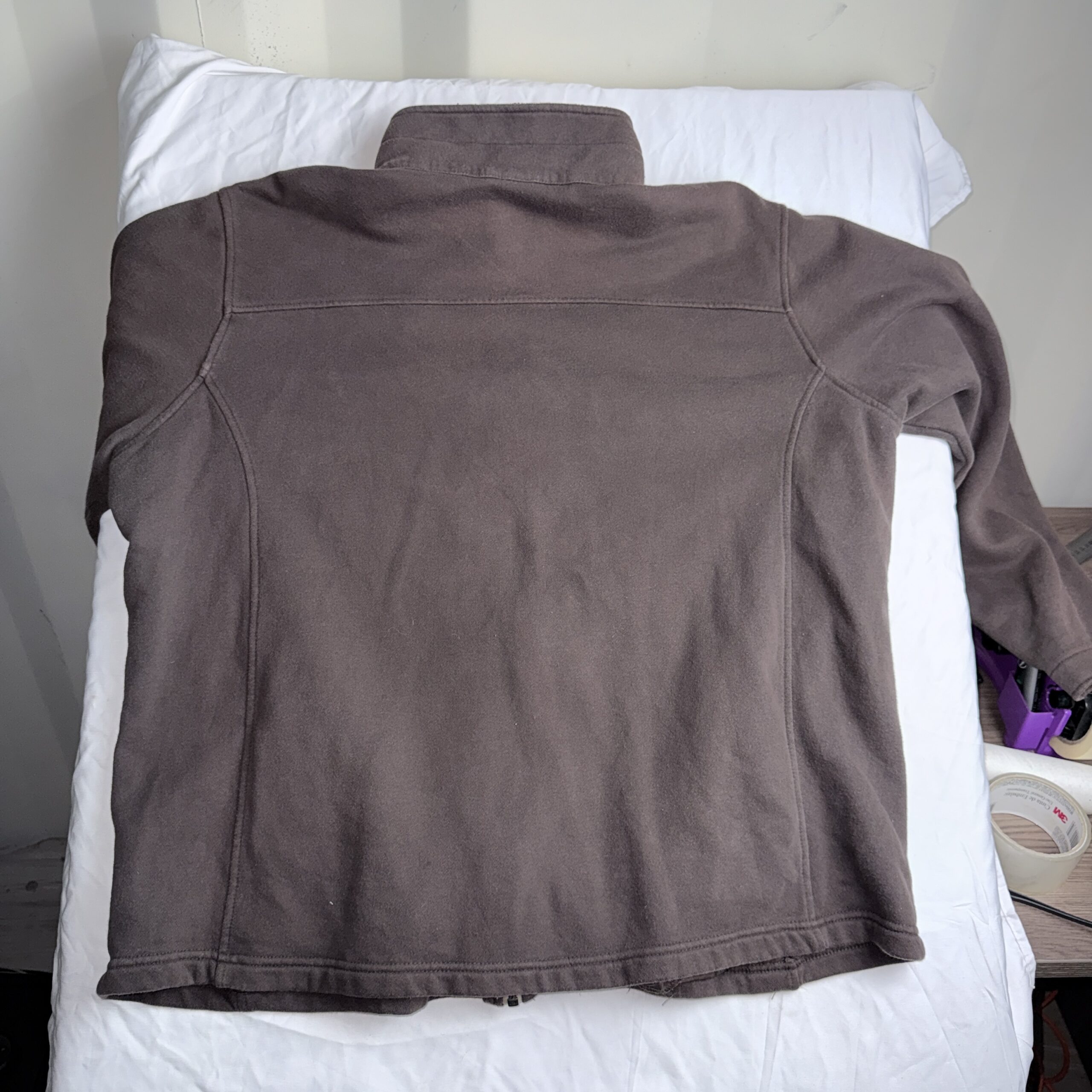Chaqueta Polar Columbia Café Talla 2X Mujer (Plus Size) - Imagen 5