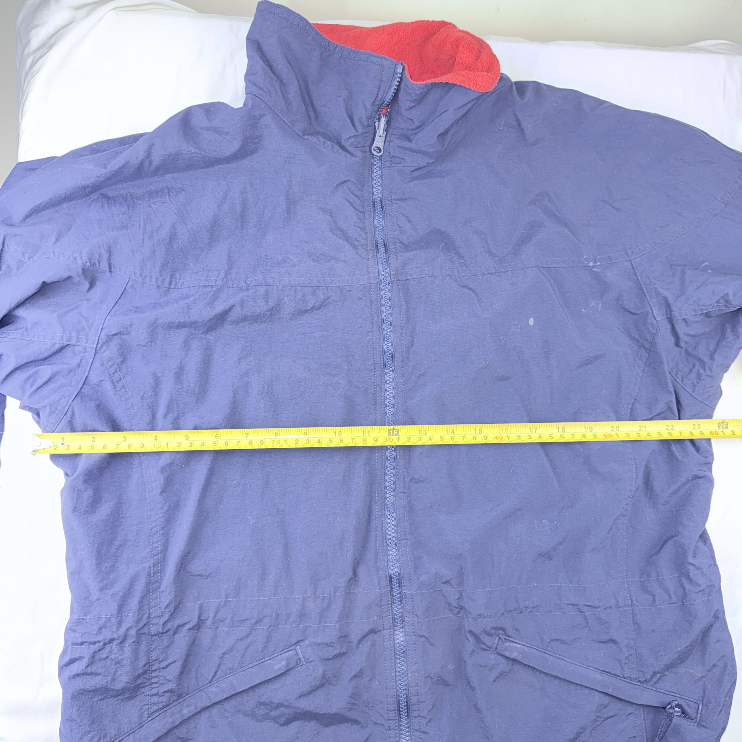 Chaqueta Cortavientos Columbia Azul Marino & Rojo Talla L Mujer - Imagen 7