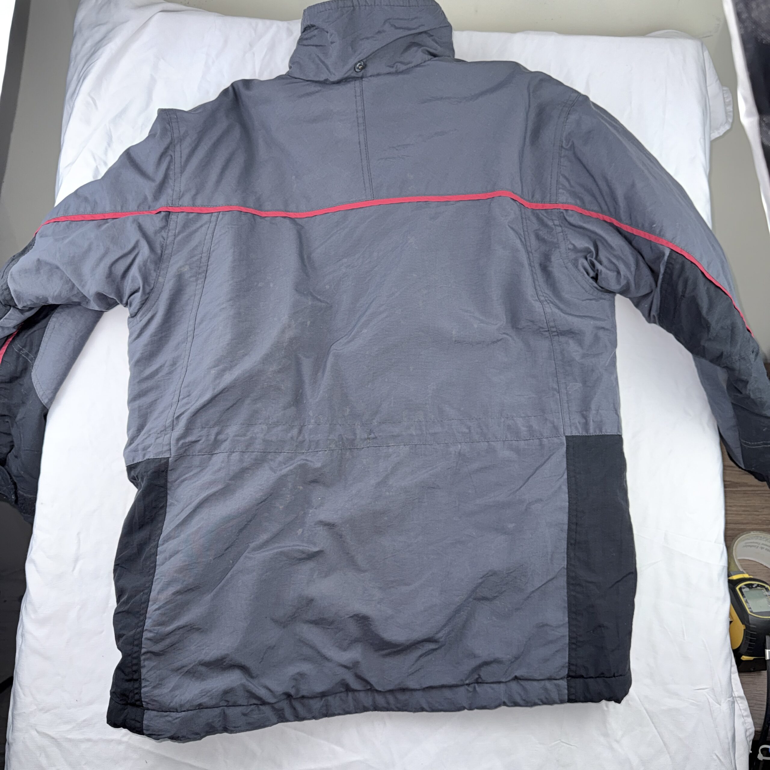 Parka Técnica de Nieve Columbia Gris y Negro Talla Youth L (Calza XS/S Adulto) - Imagen 5