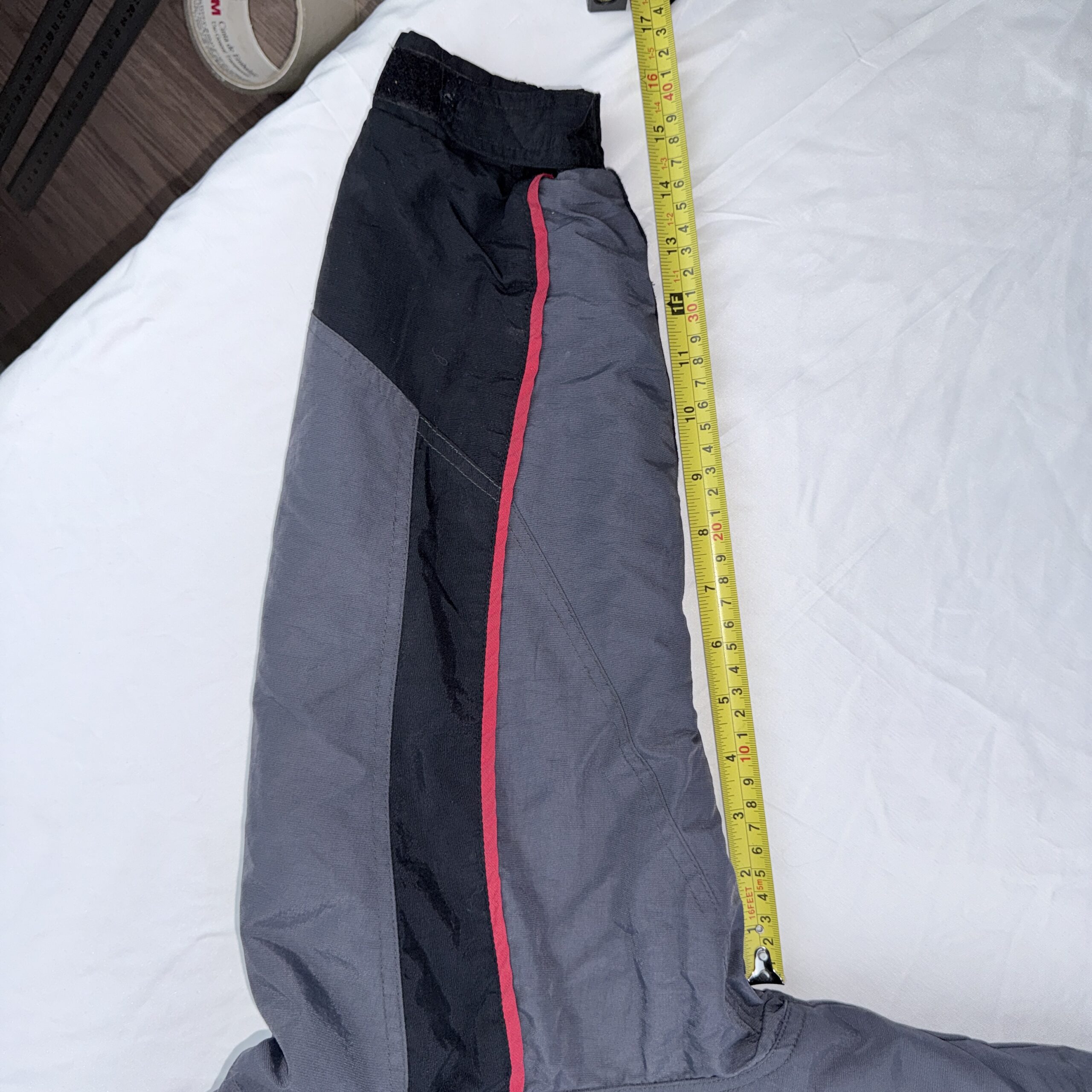 Parka Técnica de Nieve Columbia Gris y Negro Talla Youth L (Calza XS/S Adulto) - Imagen 6