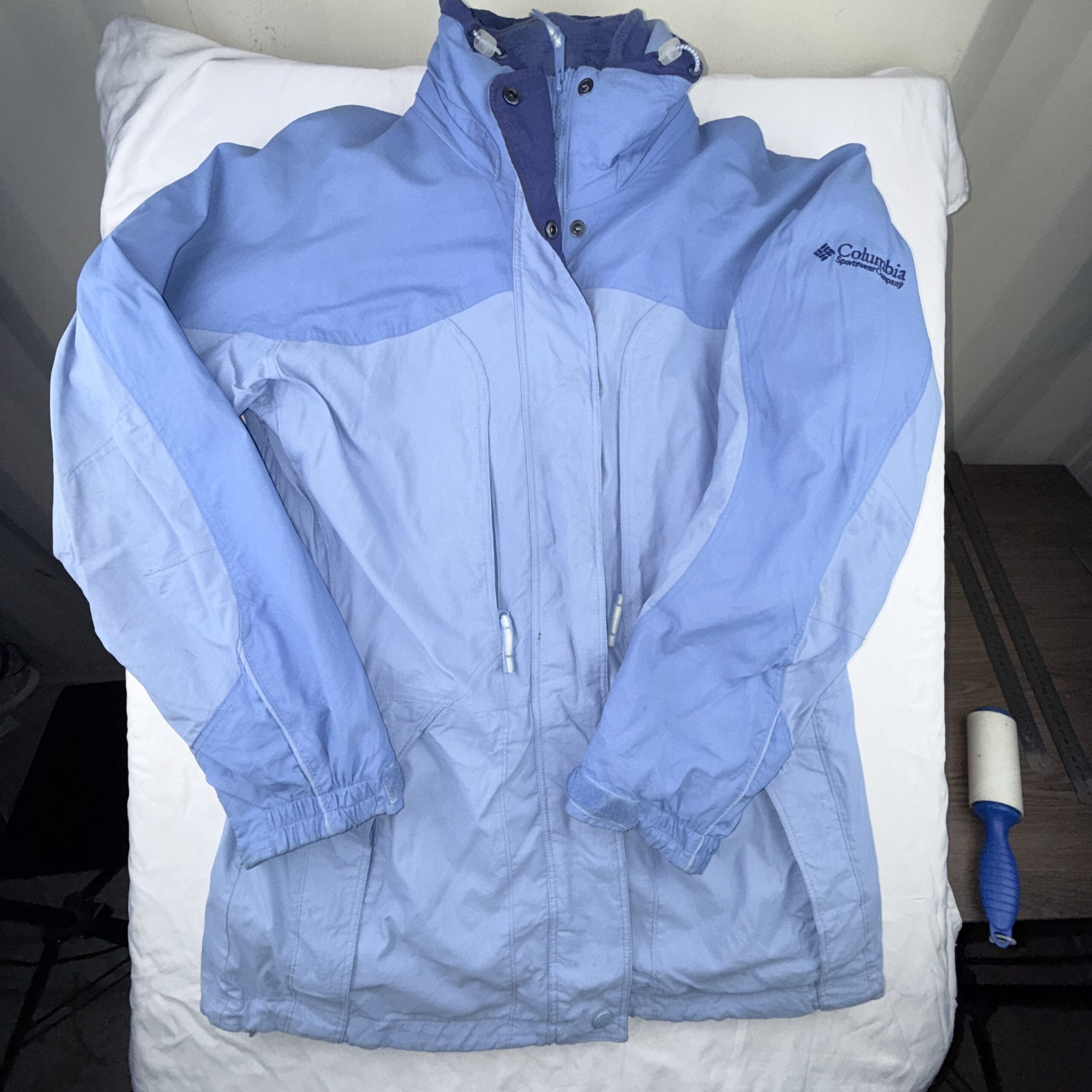 Parka de Montaña Columbia 3 en 1 Core Interchange Celeste Talla M Mujer