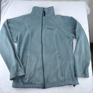 Polar Columbia Full-Zip Celeste Turquesa Talla S Mujer (Axila 49 cm)