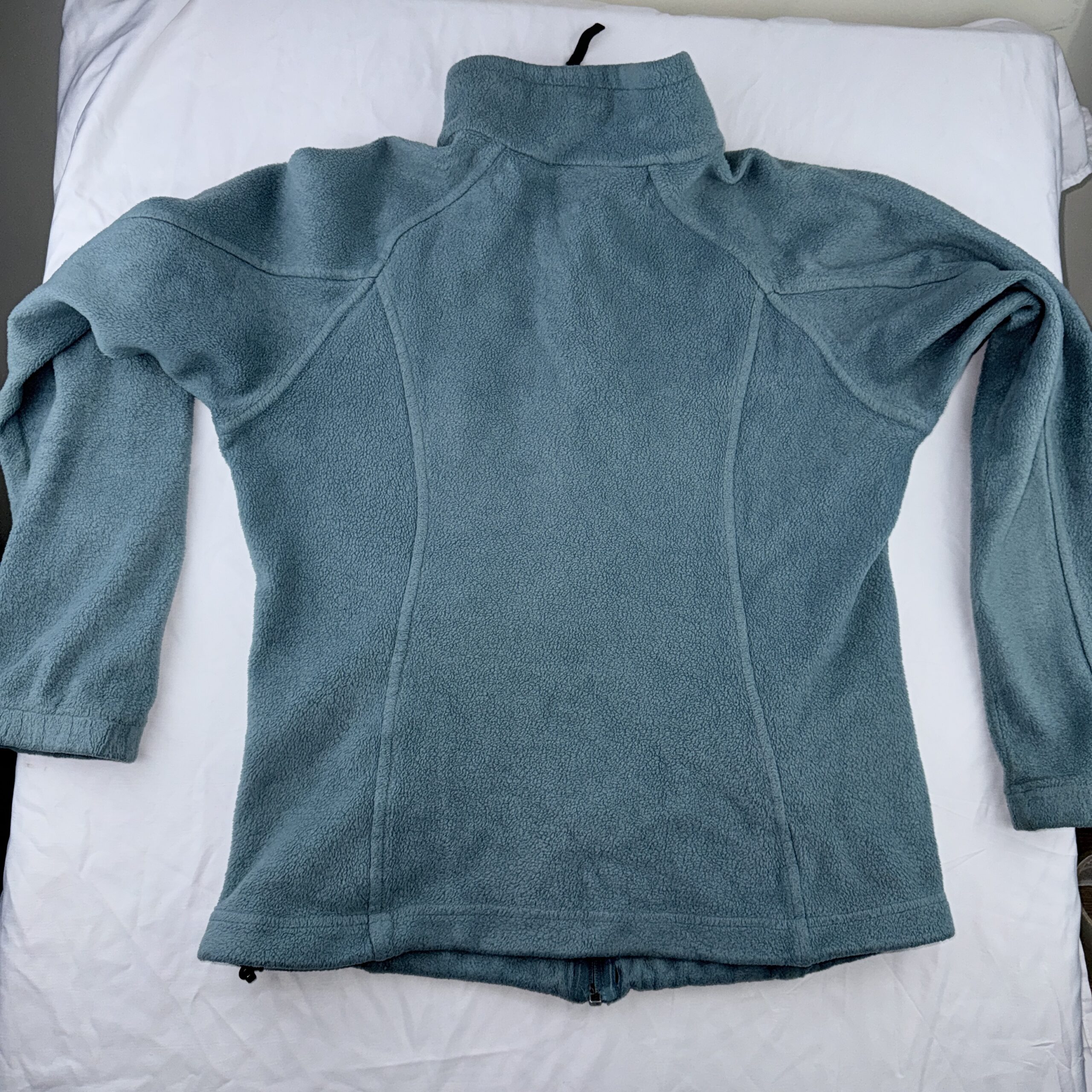 Polar Columbia Full-Zip Celeste Turquesa Talla S Mujer (Axila 49 cm) - Imagen 5