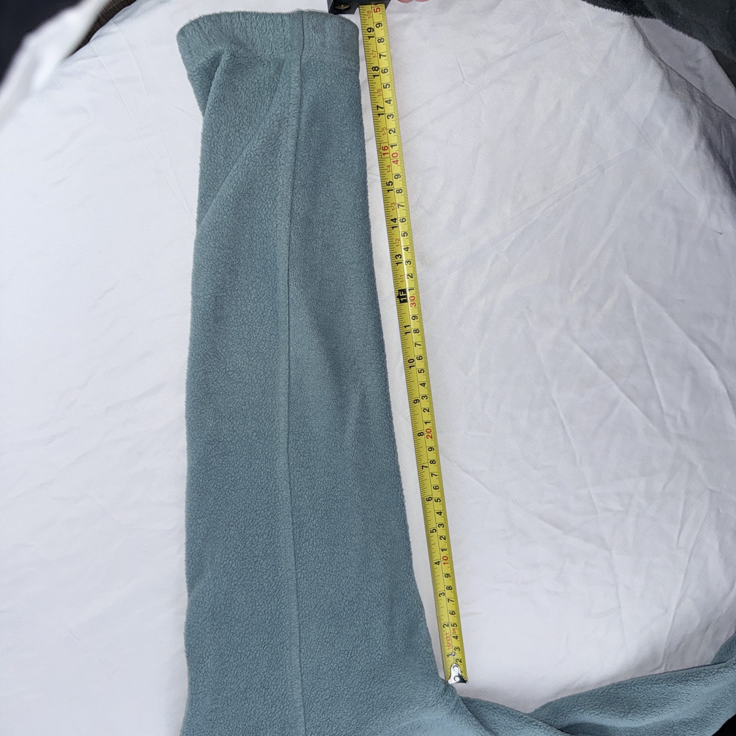 Polar Columbia Full-Zip Celeste Turquesa Talla S Mujer (Axila 49 cm) - Imagen 6