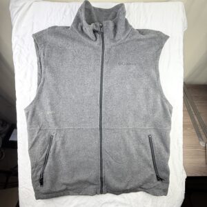 Chaleco Fleece Columbia Gris Medio Talla XL de Hombre