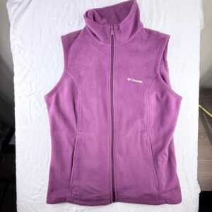 Chaleco Fleece Columbia Magenta Talla L de Mujer