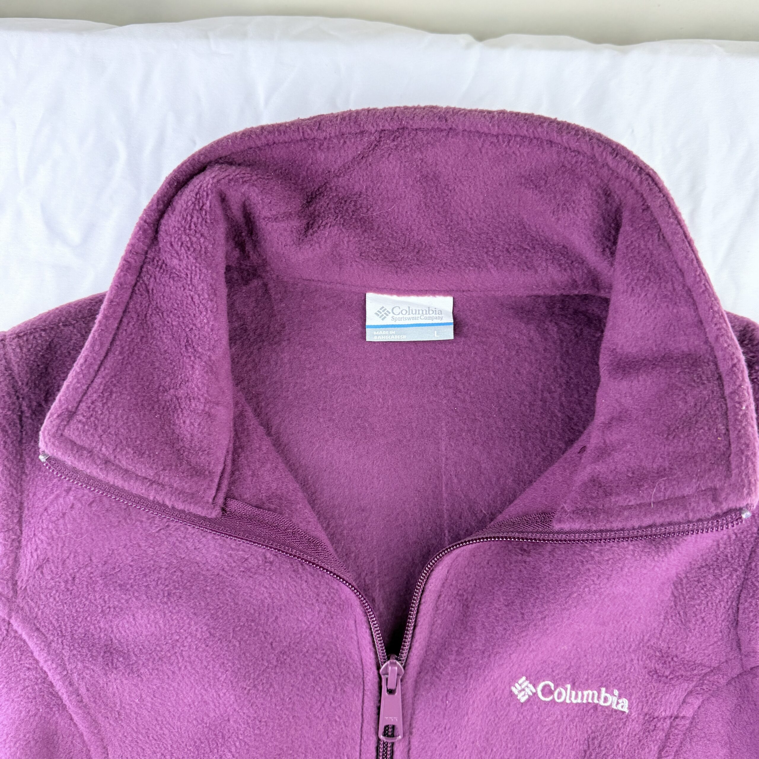 Chaleco Fleece Columbia Magenta Talla L de Mujer - Imagen 4