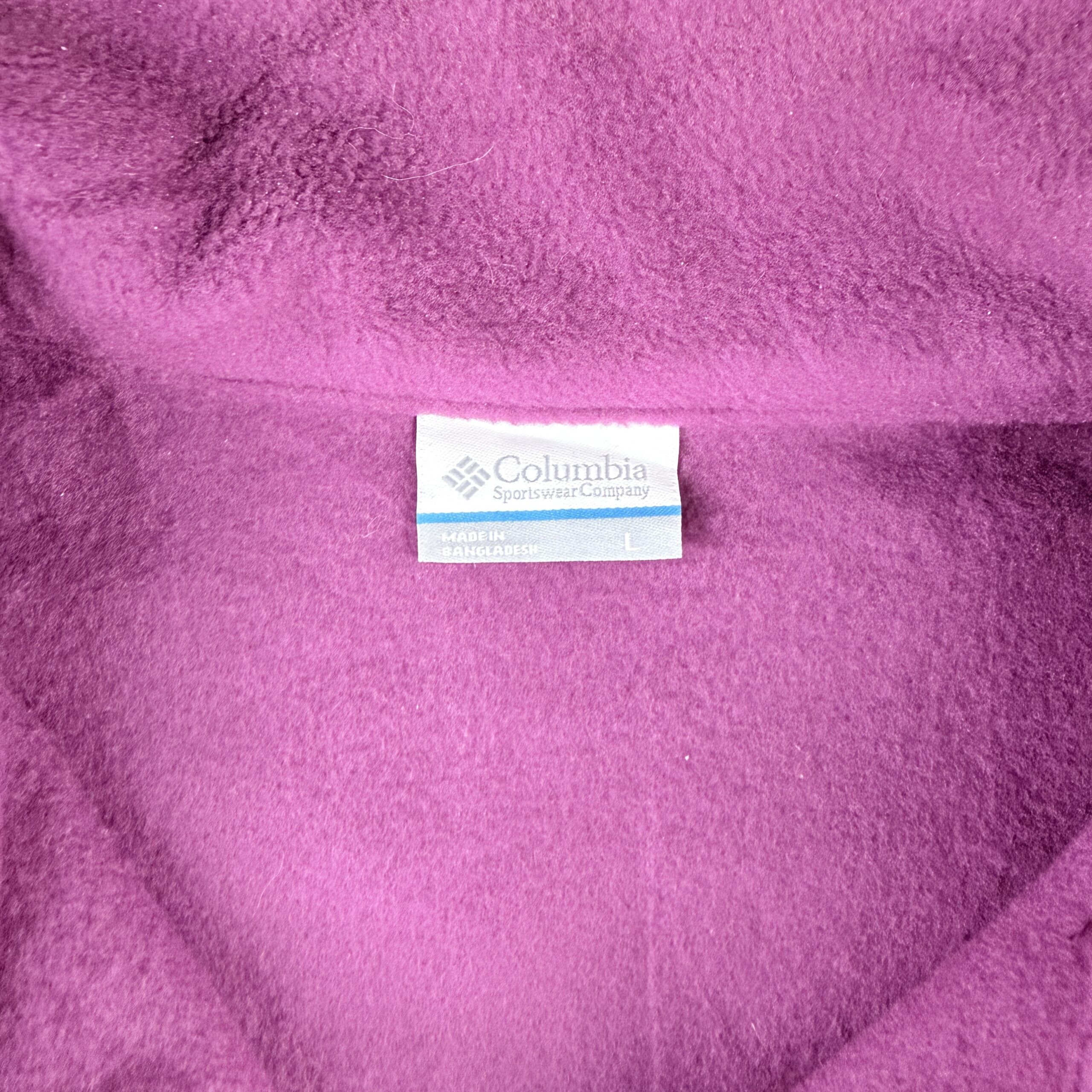 Chaleco Fleece Columbia Magenta Talla L de Mujer - Imagen 5