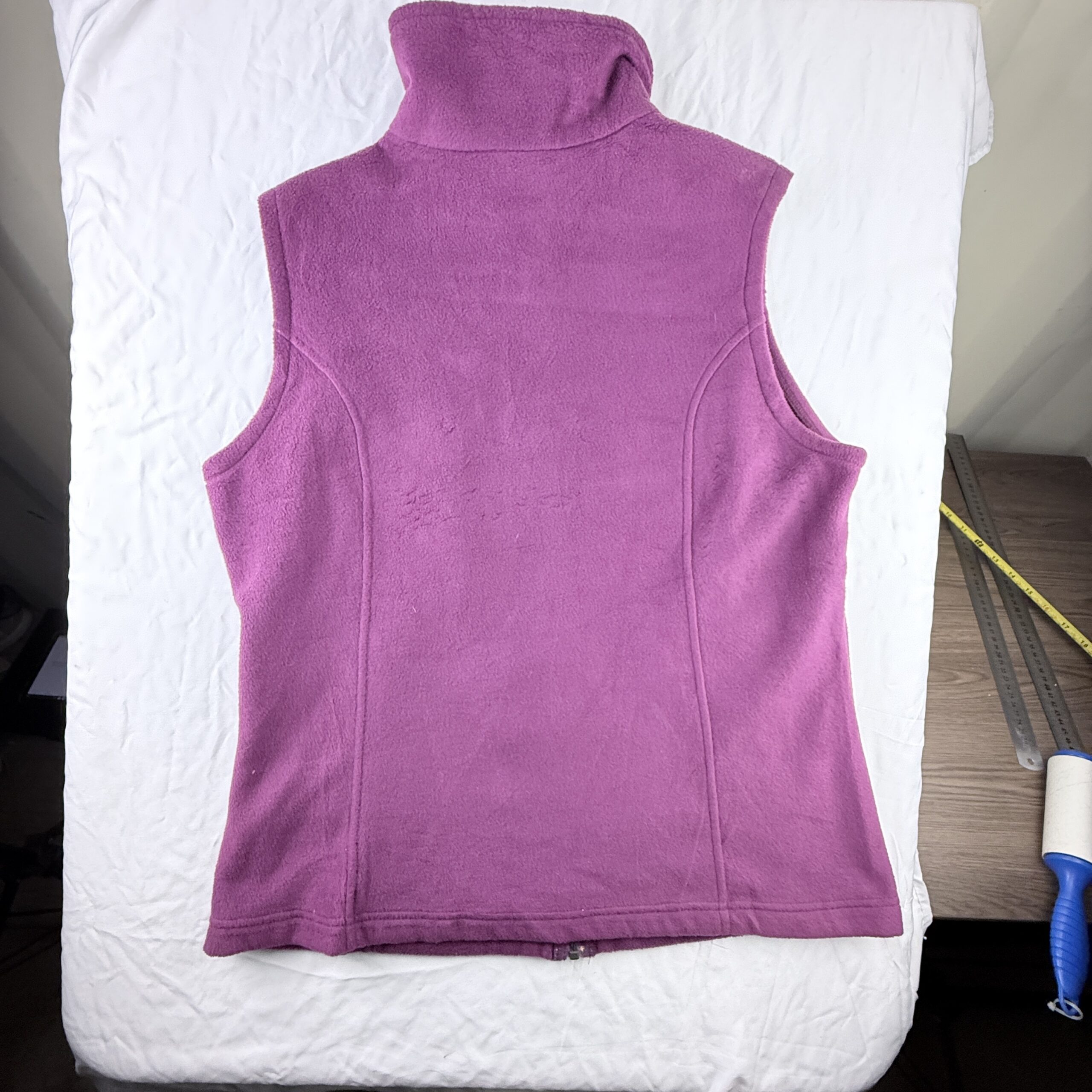 Chaleco Fleece Columbia Magenta Talla L de Mujer - Imagen 6
