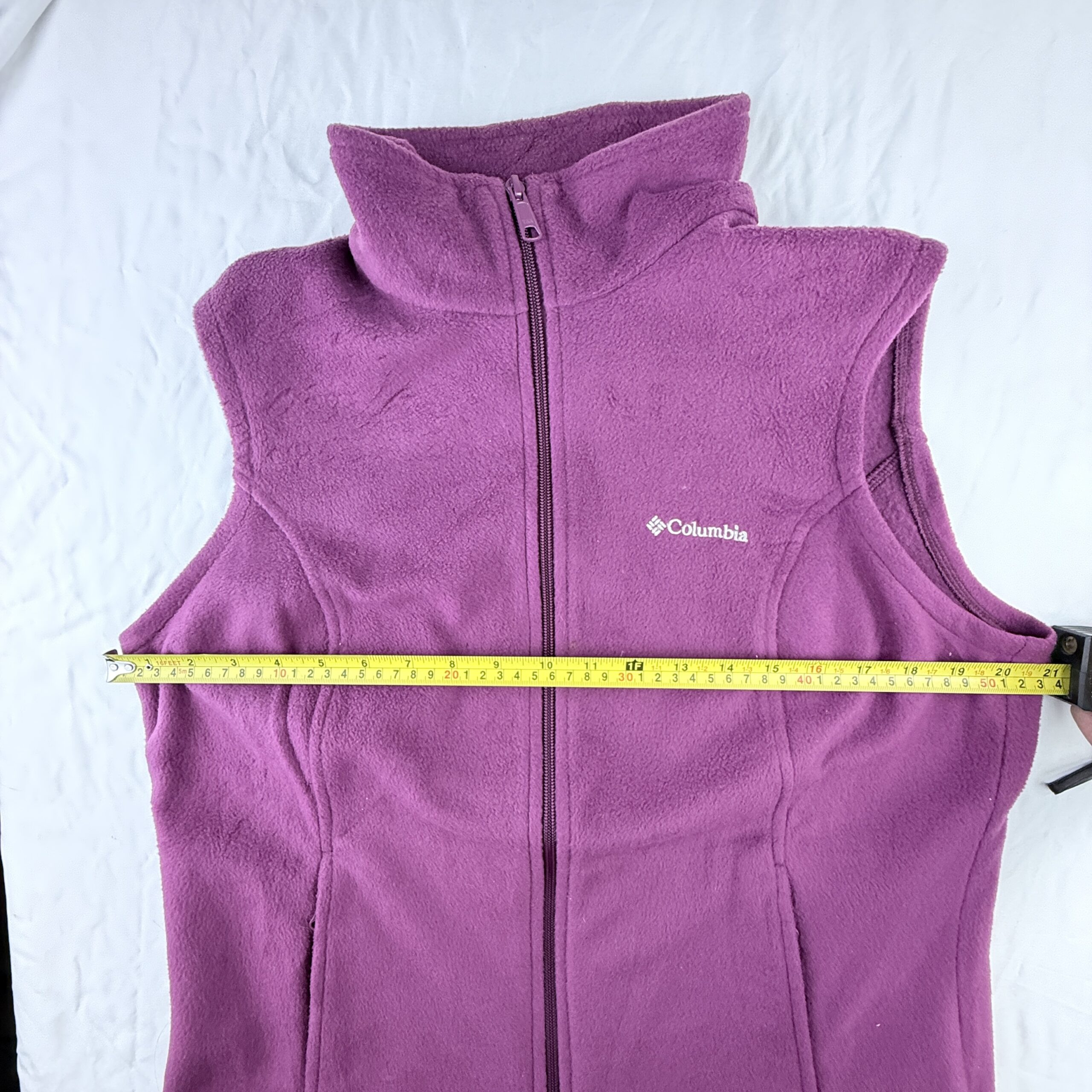 Chaleco Fleece Columbia Magenta Talla L de Mujer - Imagen 7