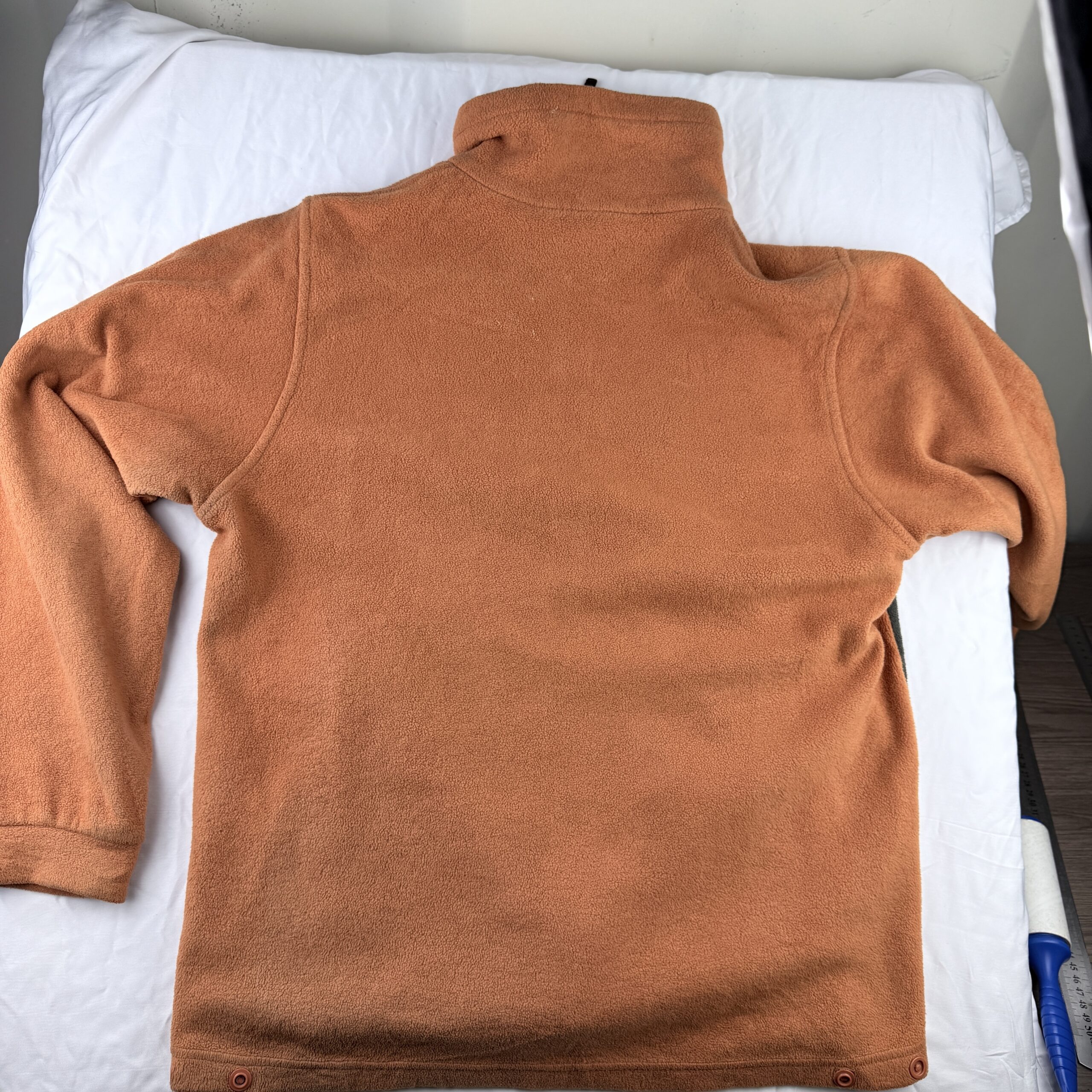 Polar Columbia Bicolor Naranja/Gris Talla L Niño (XS Adulto) - Imagen 5