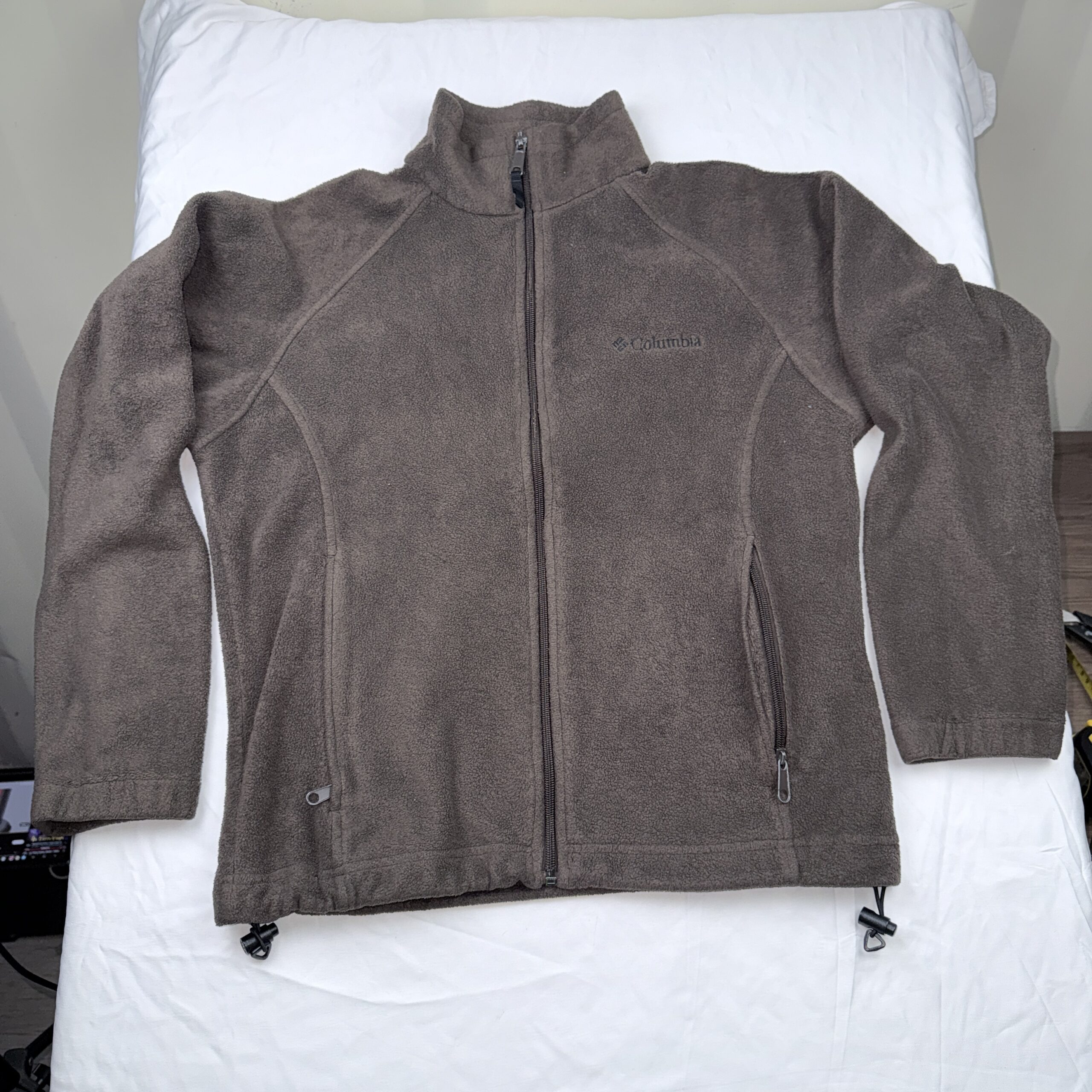 Polar Columbia Café Texturado Talla M Mujer