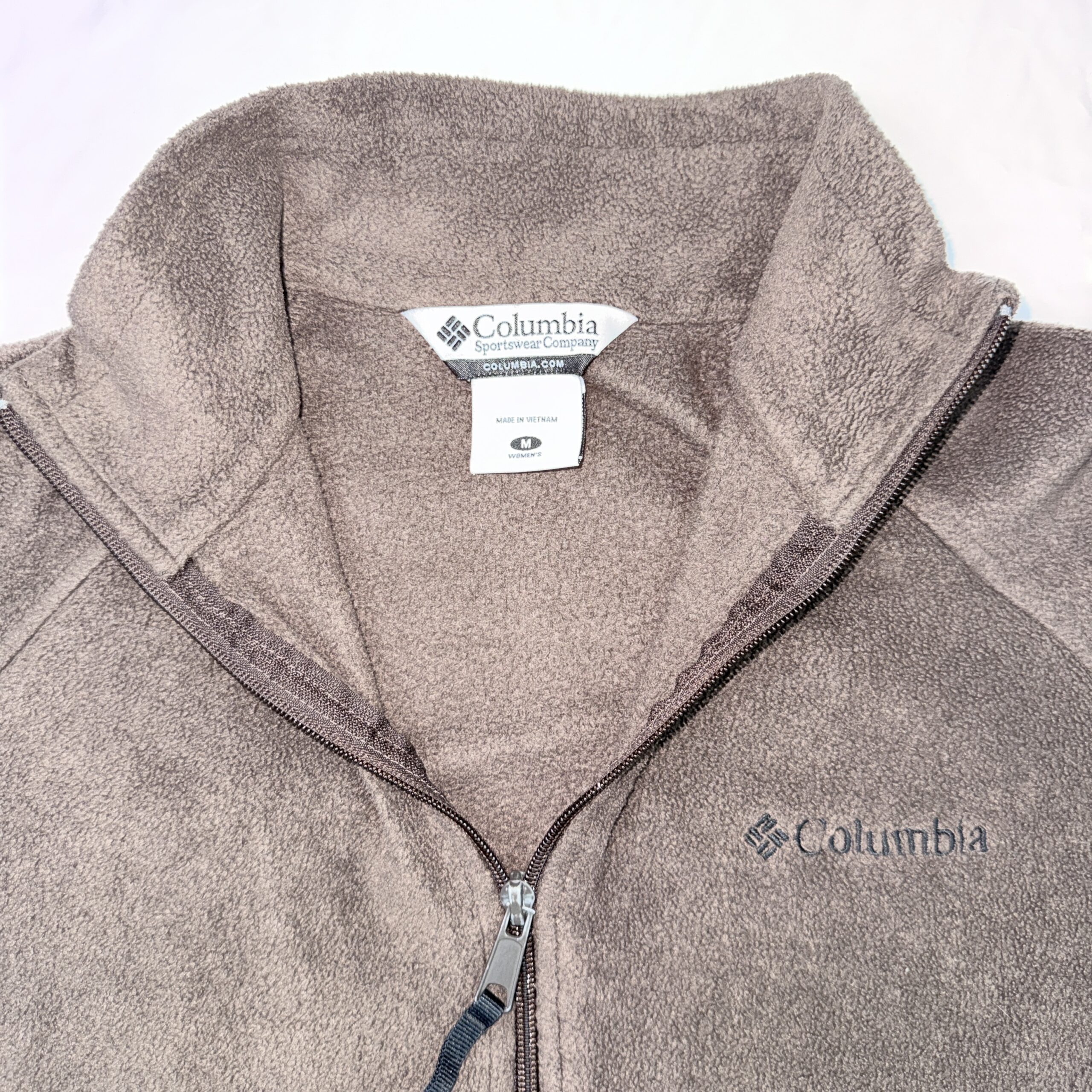 Polar Columbia Café Texturado Talla M Mujer - Imagen 5