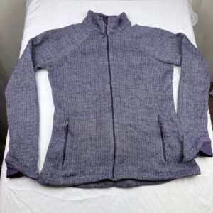 Polar Columbia Morada Texturada Talla L Mujer