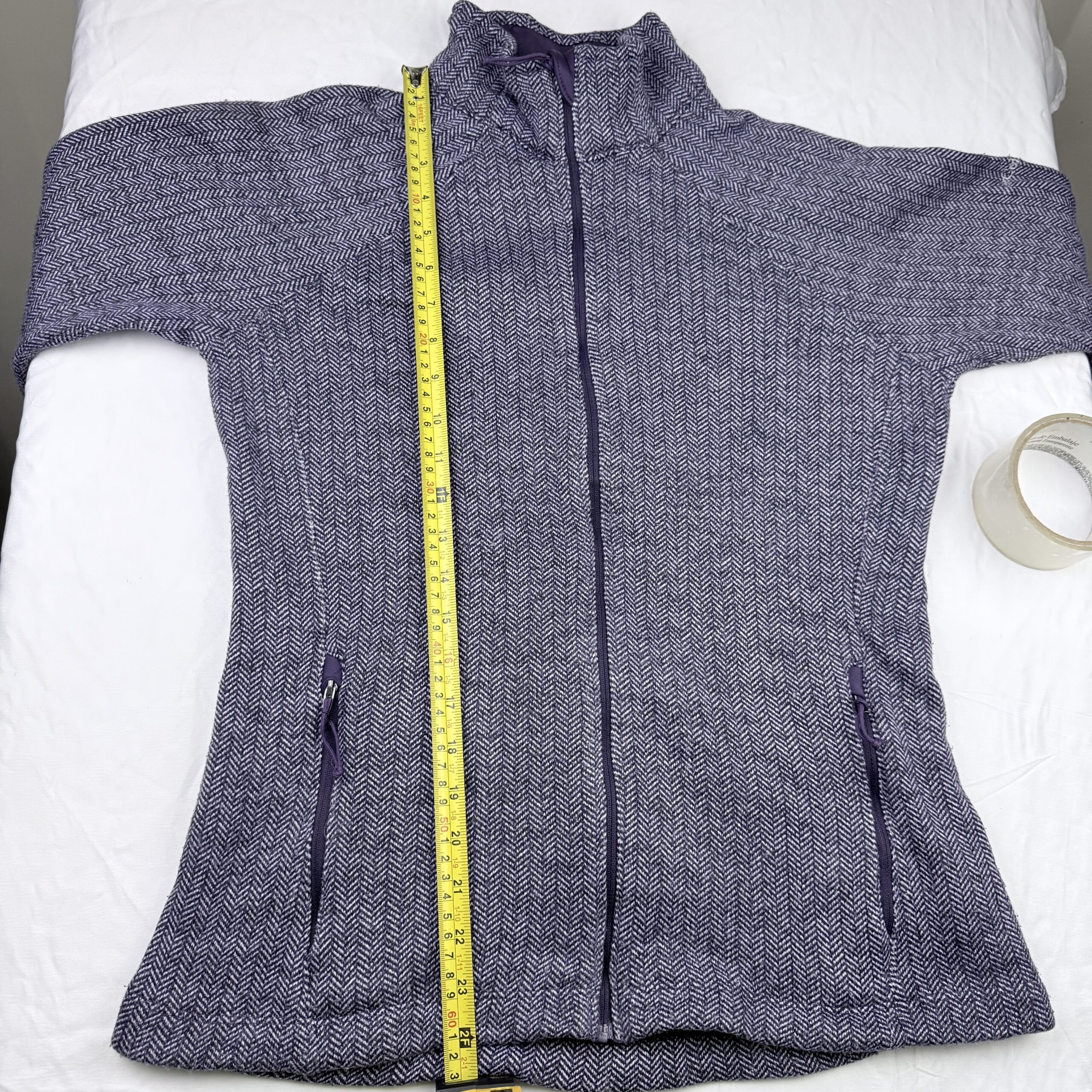 Polar Columbia Morada Texturada Talla L Mujer - Imagen 8