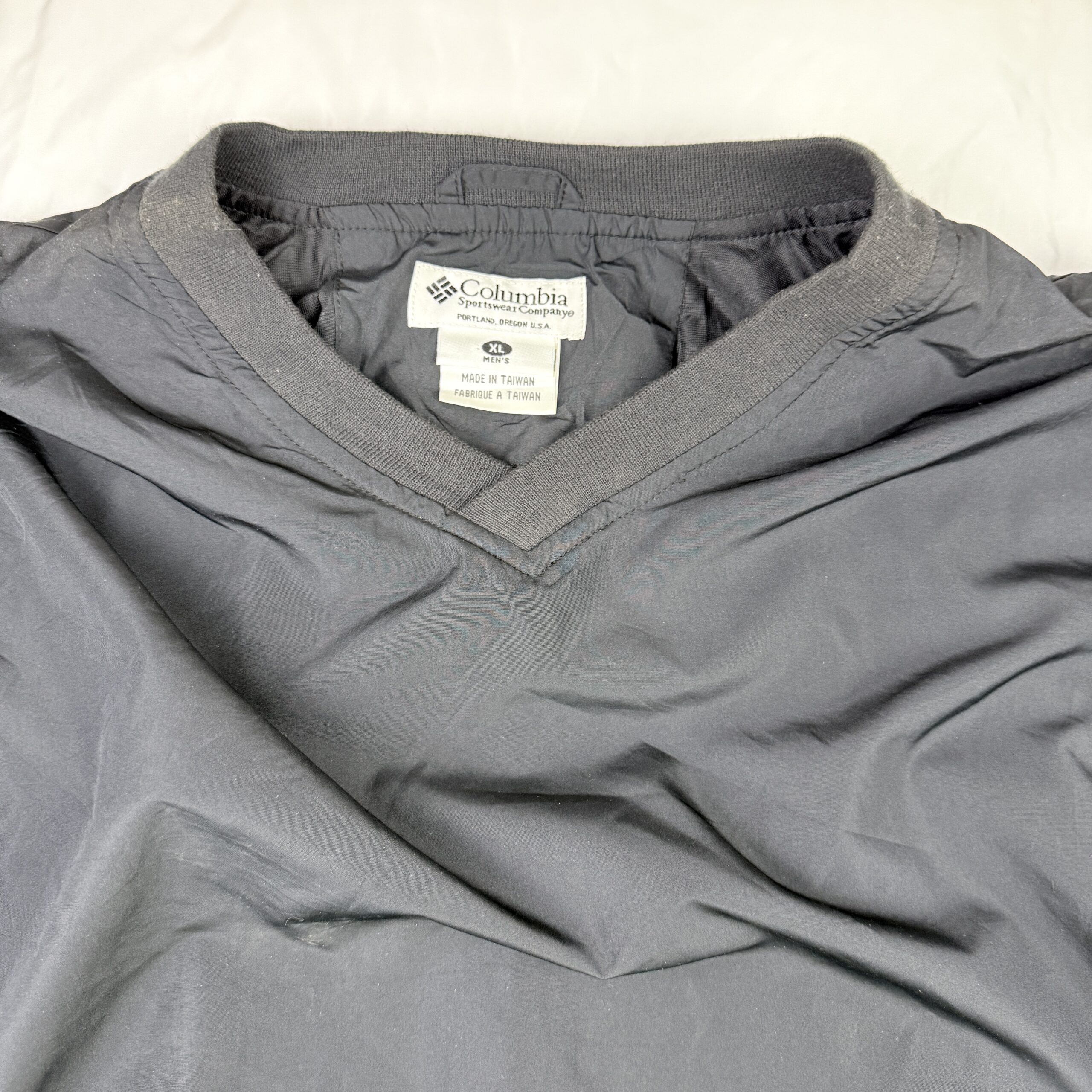 Chaleco Cortavientos Columbia Negro Corto Talla XL Hombre - Imagen 3