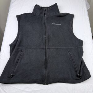 Chaleco de Polar Columbia Gris Oscuro Talla M Hombre