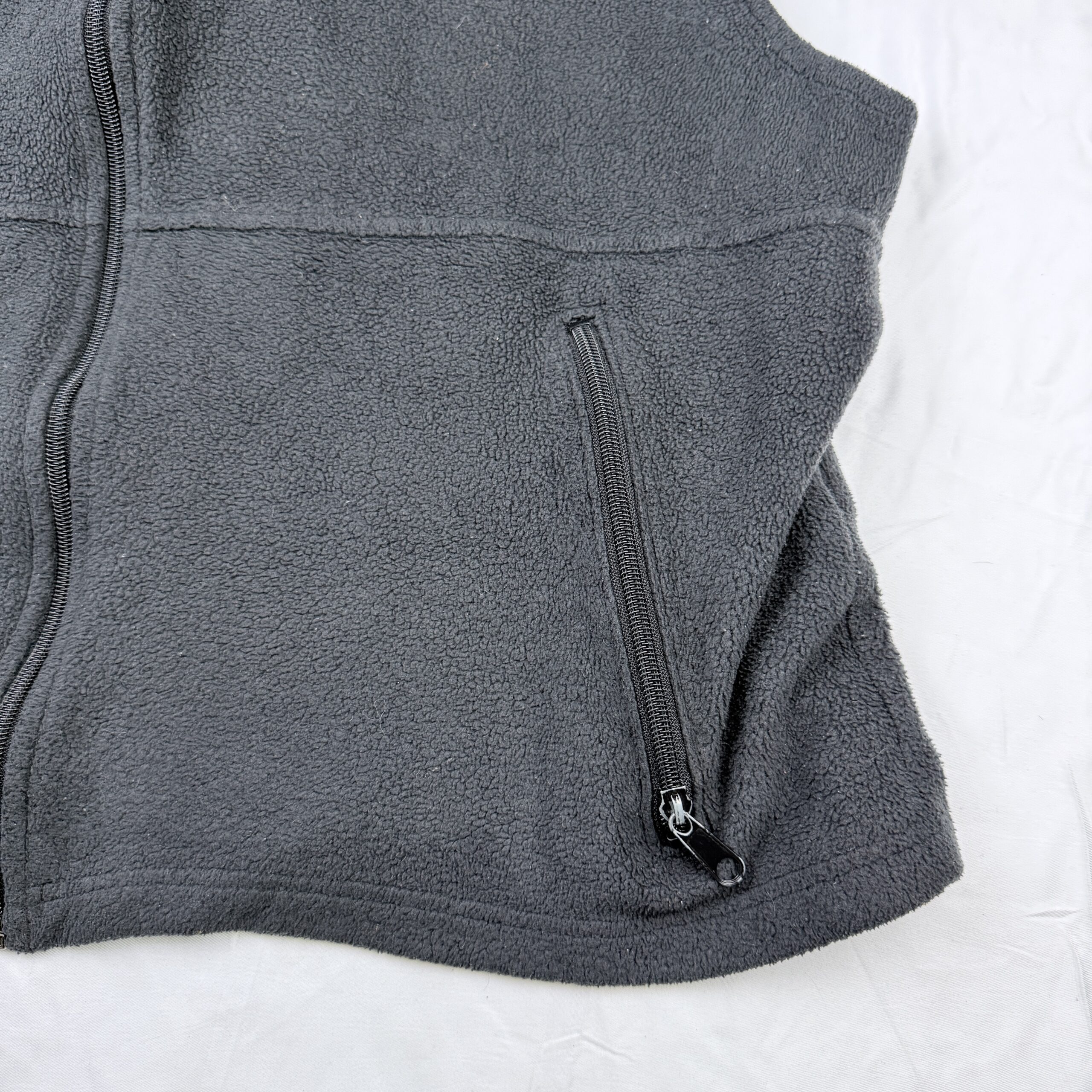 Chaleco de Polar Columbia Gris Oscuro Talla M Hombre - Imagen 2