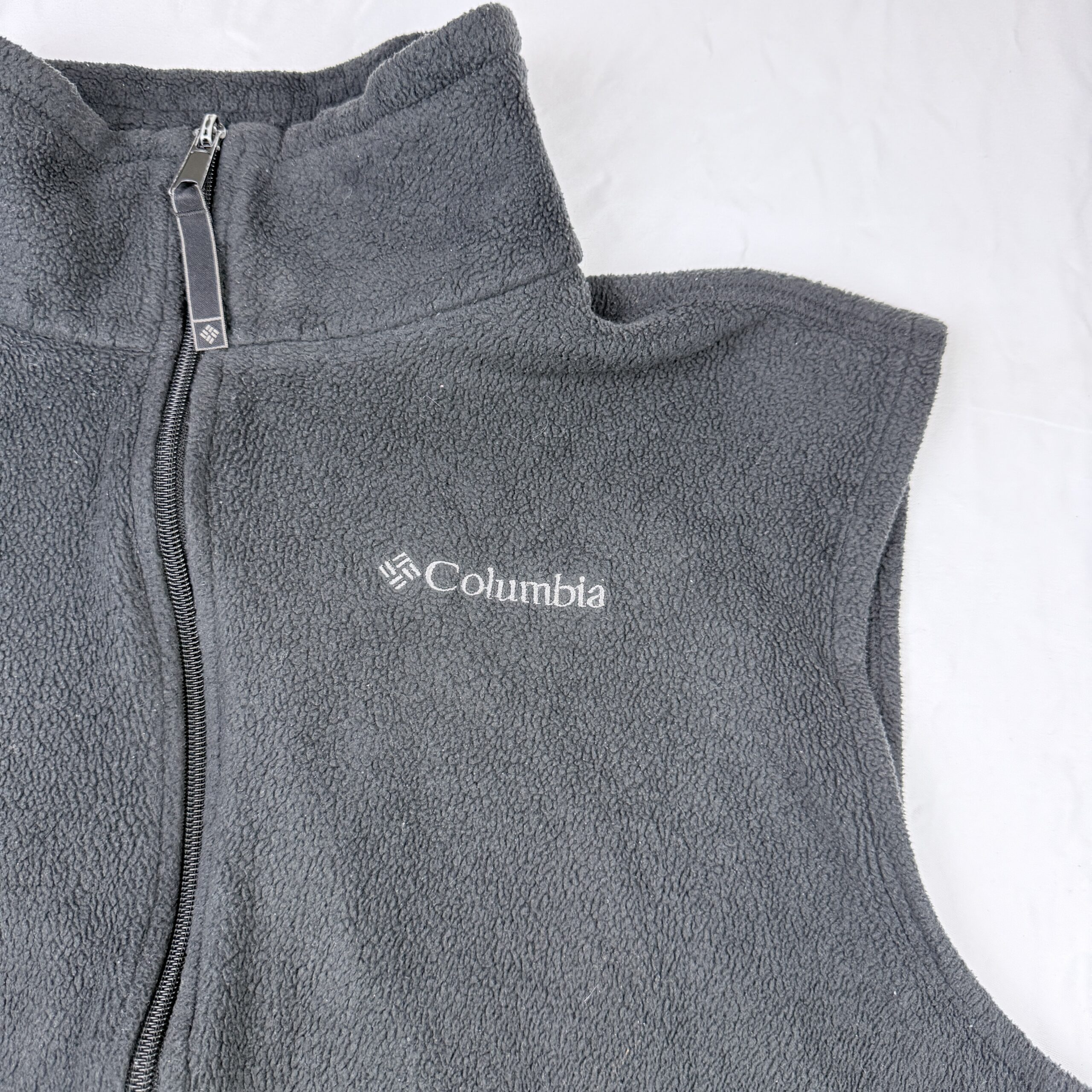 Chaleco de Polar Columbia Gris Oscuro Talla M Hombre - Imagen 3